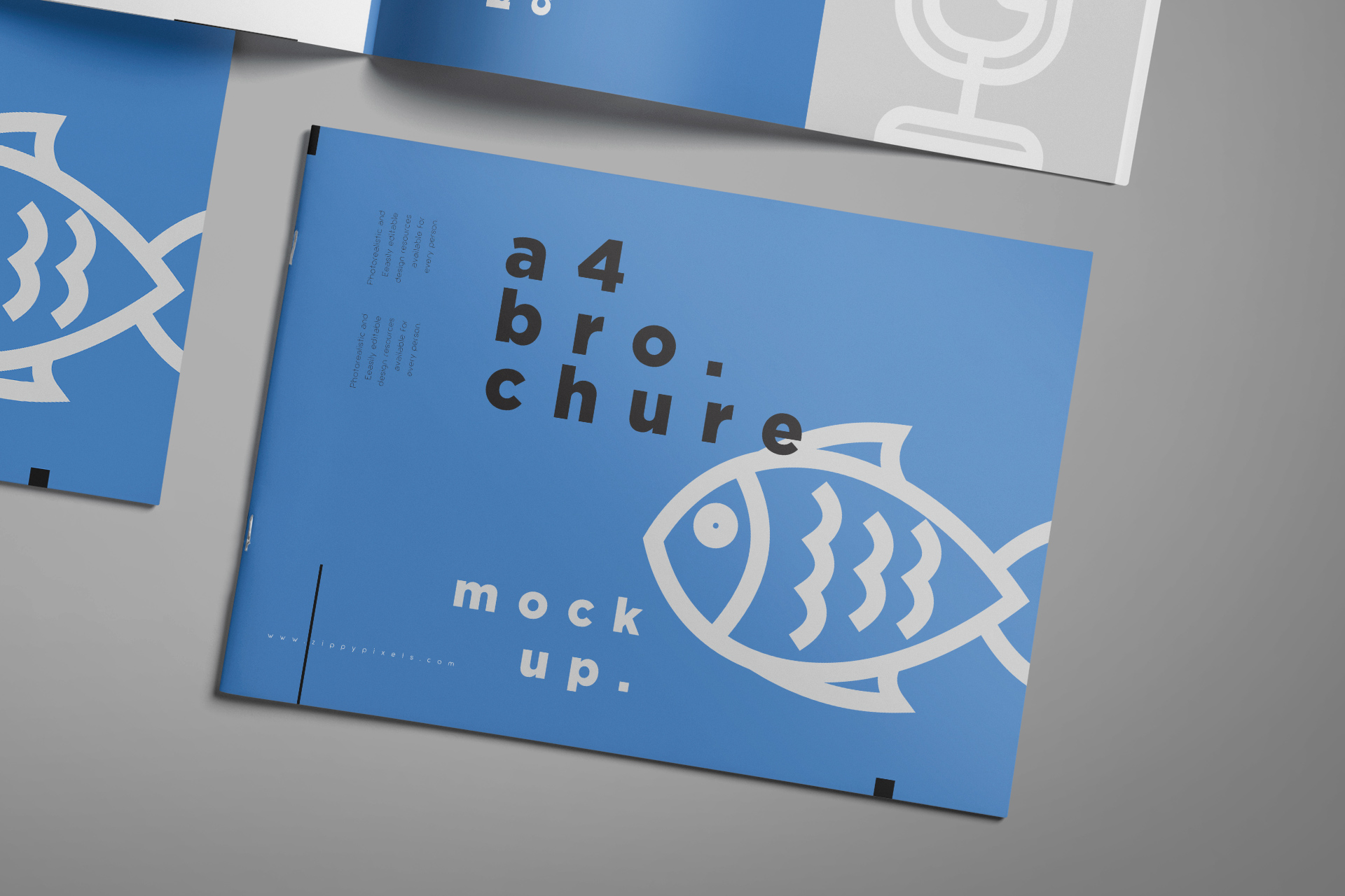 A4 brochure mockup