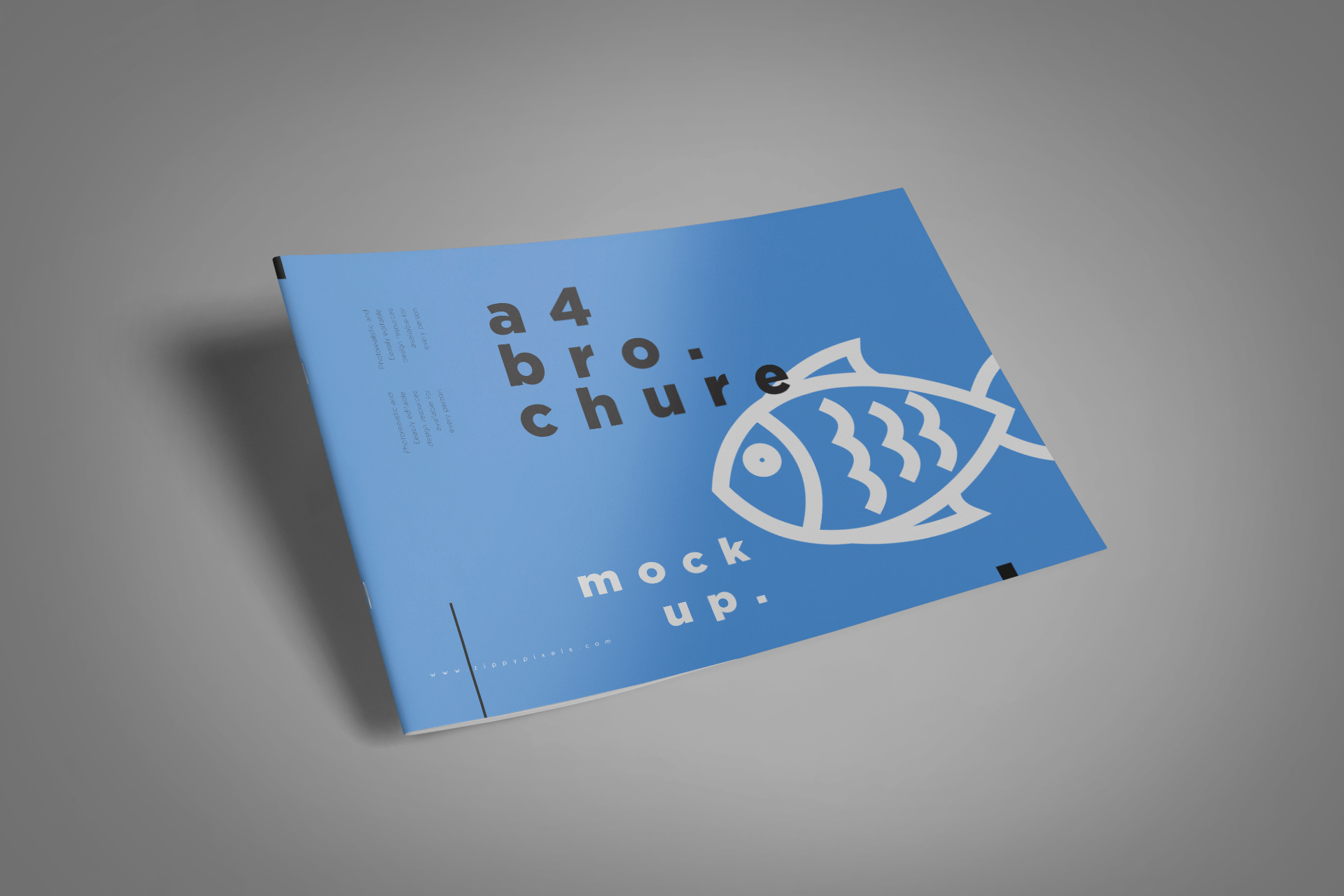 A4 brochure mockup