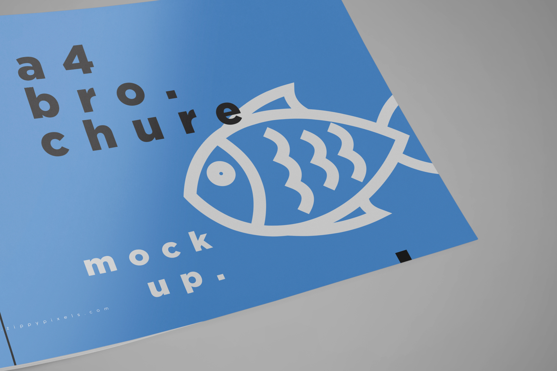 A4 brochure mockup