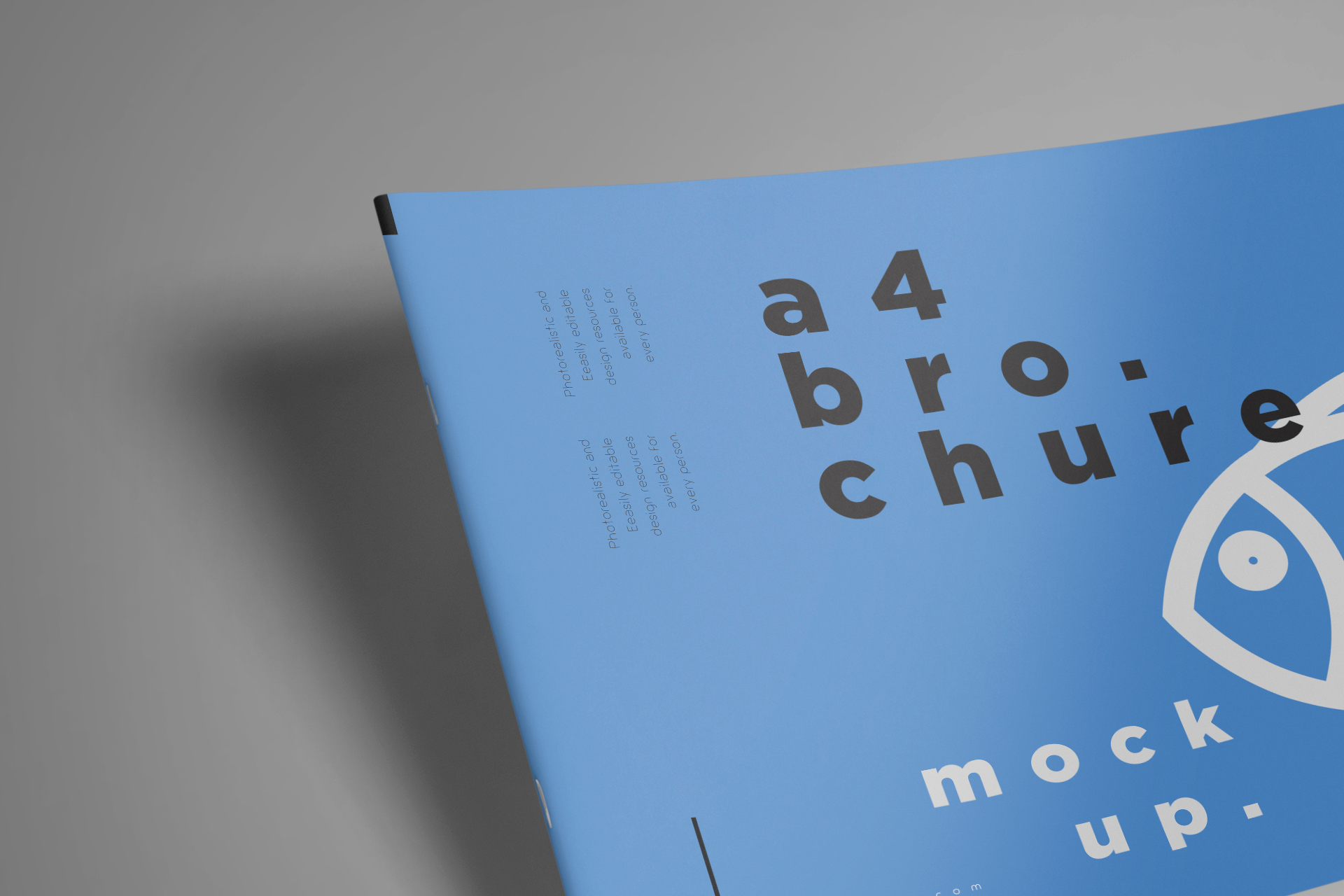 A4 brochure mockup