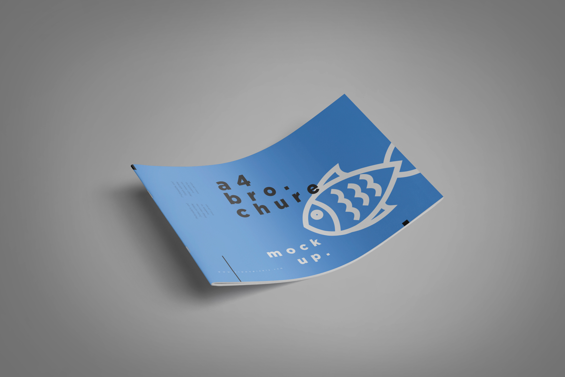 A4 brochure mockup