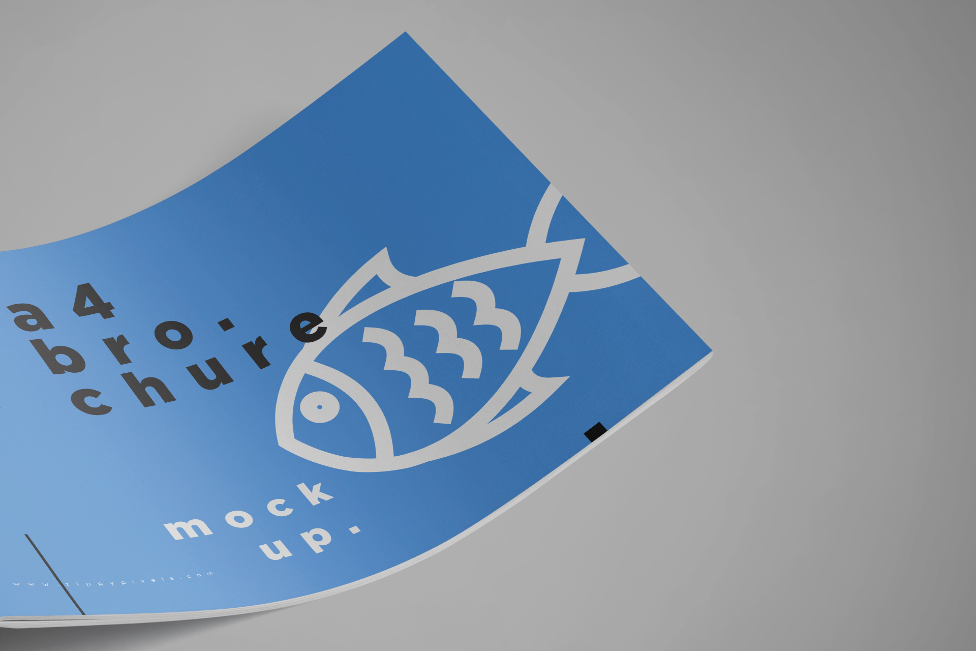 A4 brochure mockup