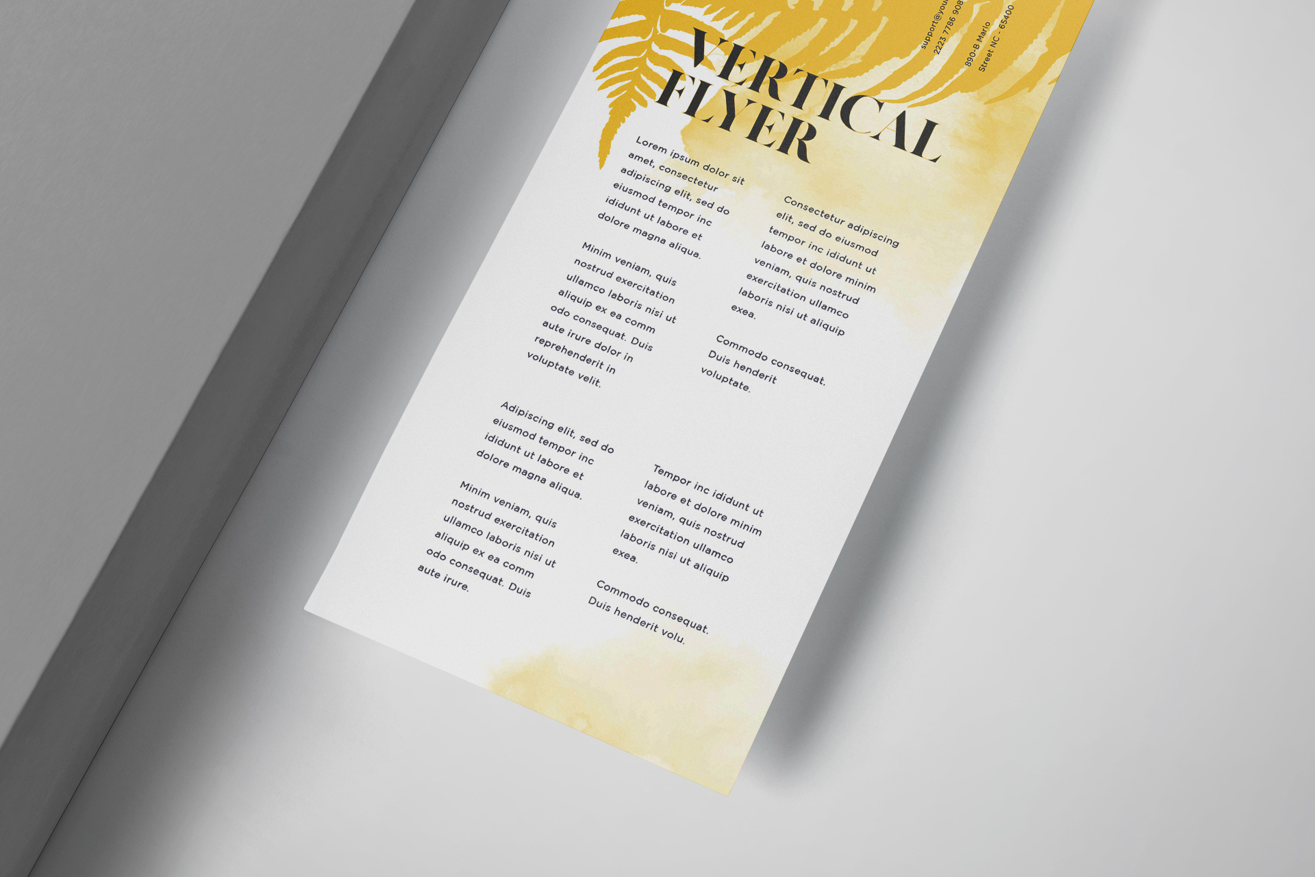 advertising flyer