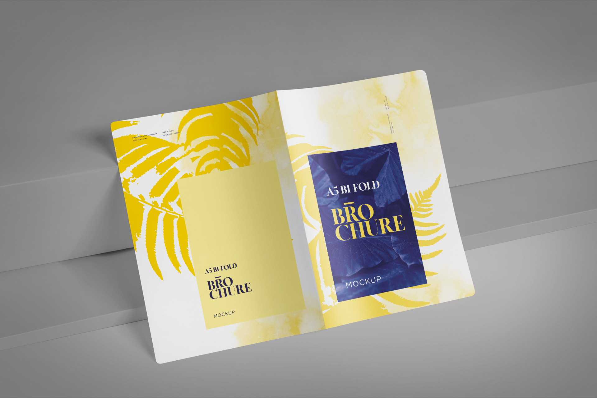 A5 brochure mockup