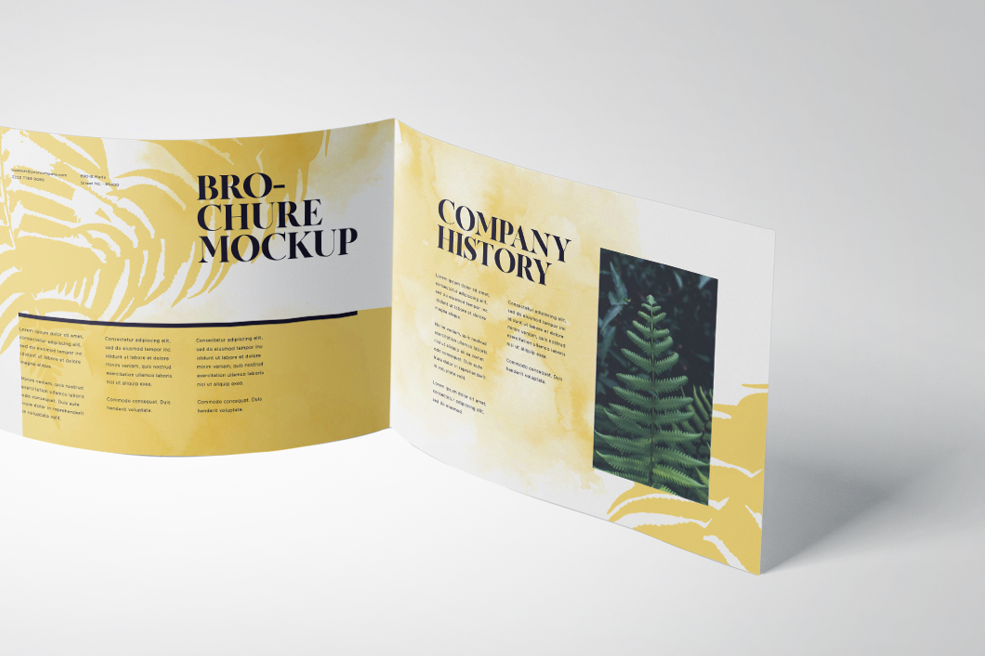 A4 brochure layout