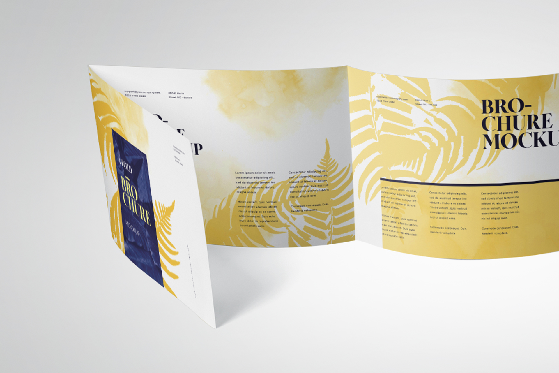 A4 brochure layout