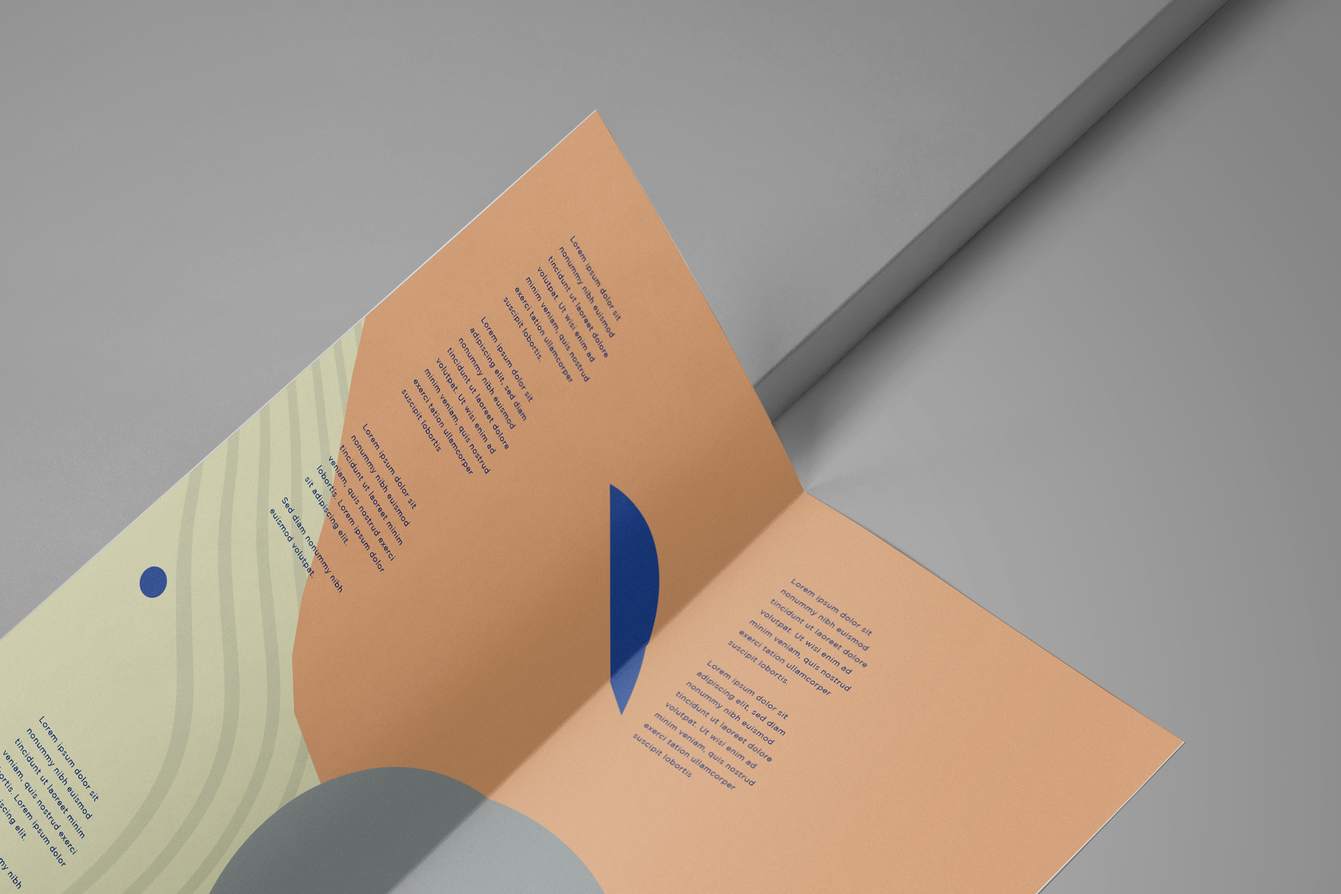 bi-fold mock-up
