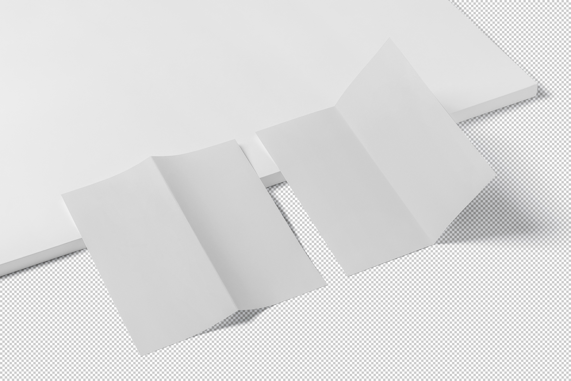 bi-fold mock-up