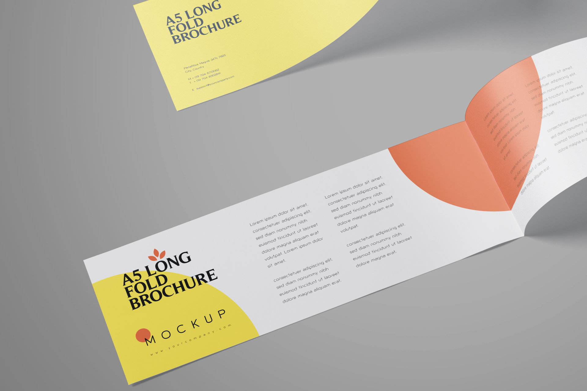 A5 folded brochure