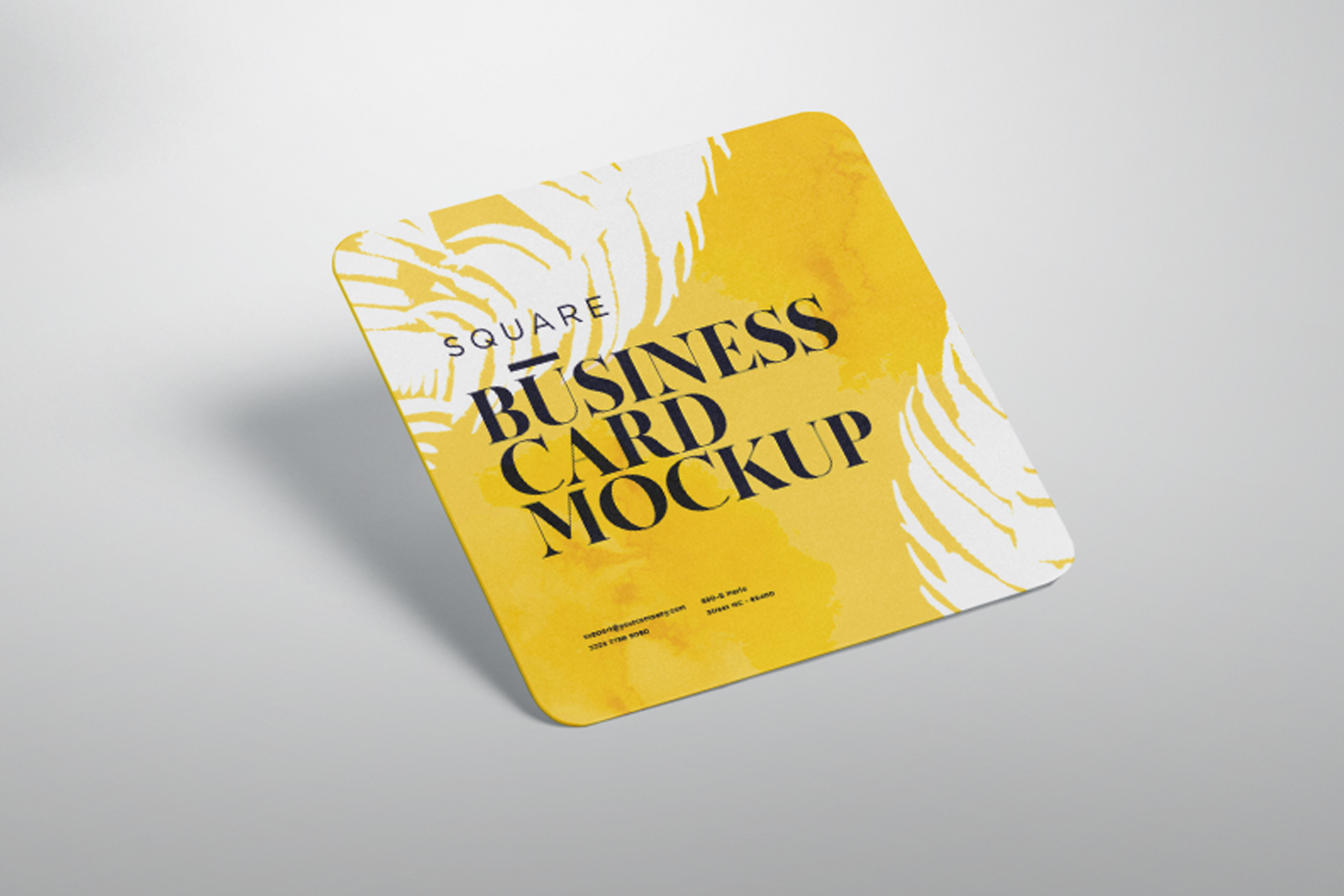 business card mock-up