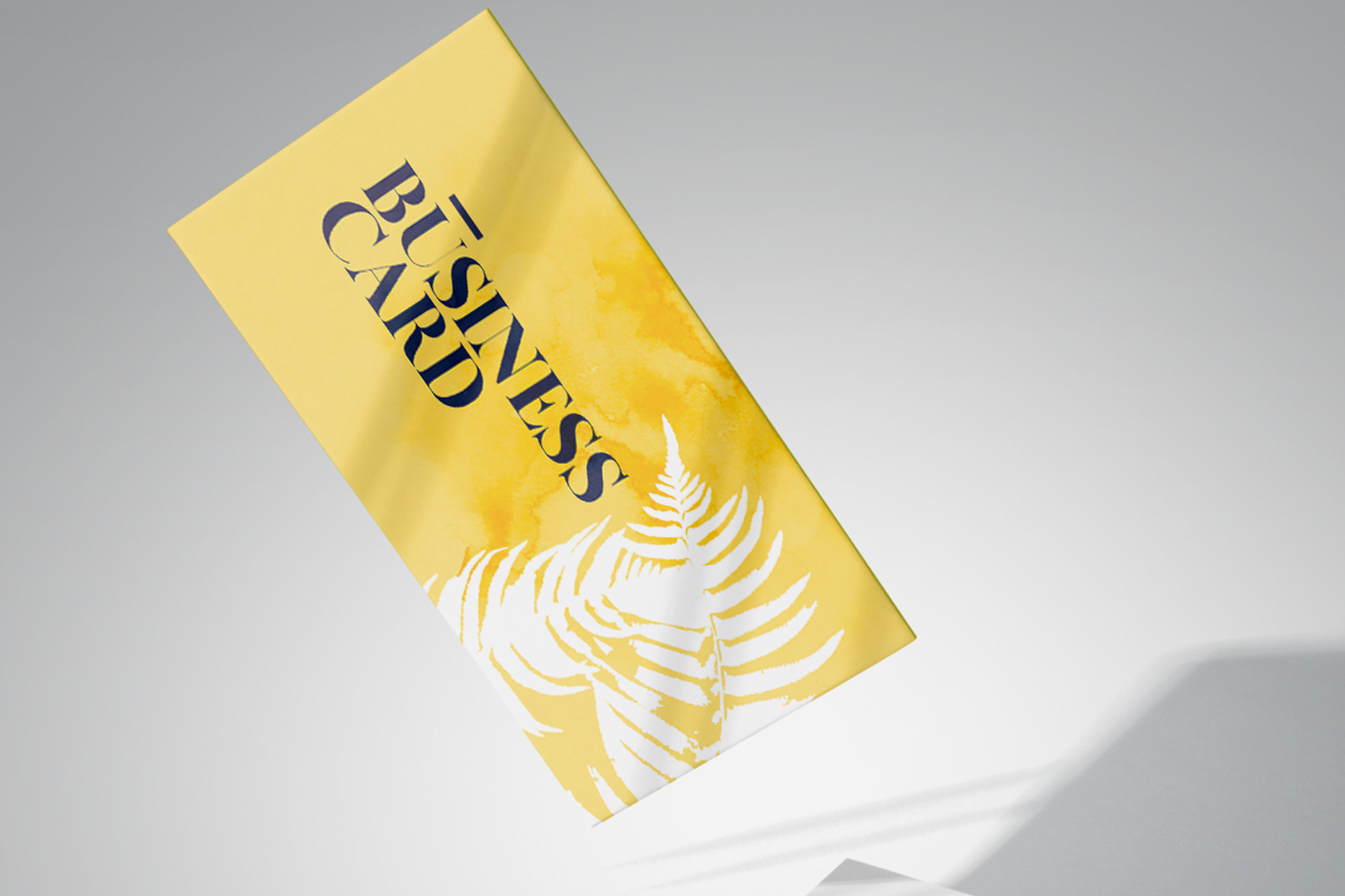 business card mock-up