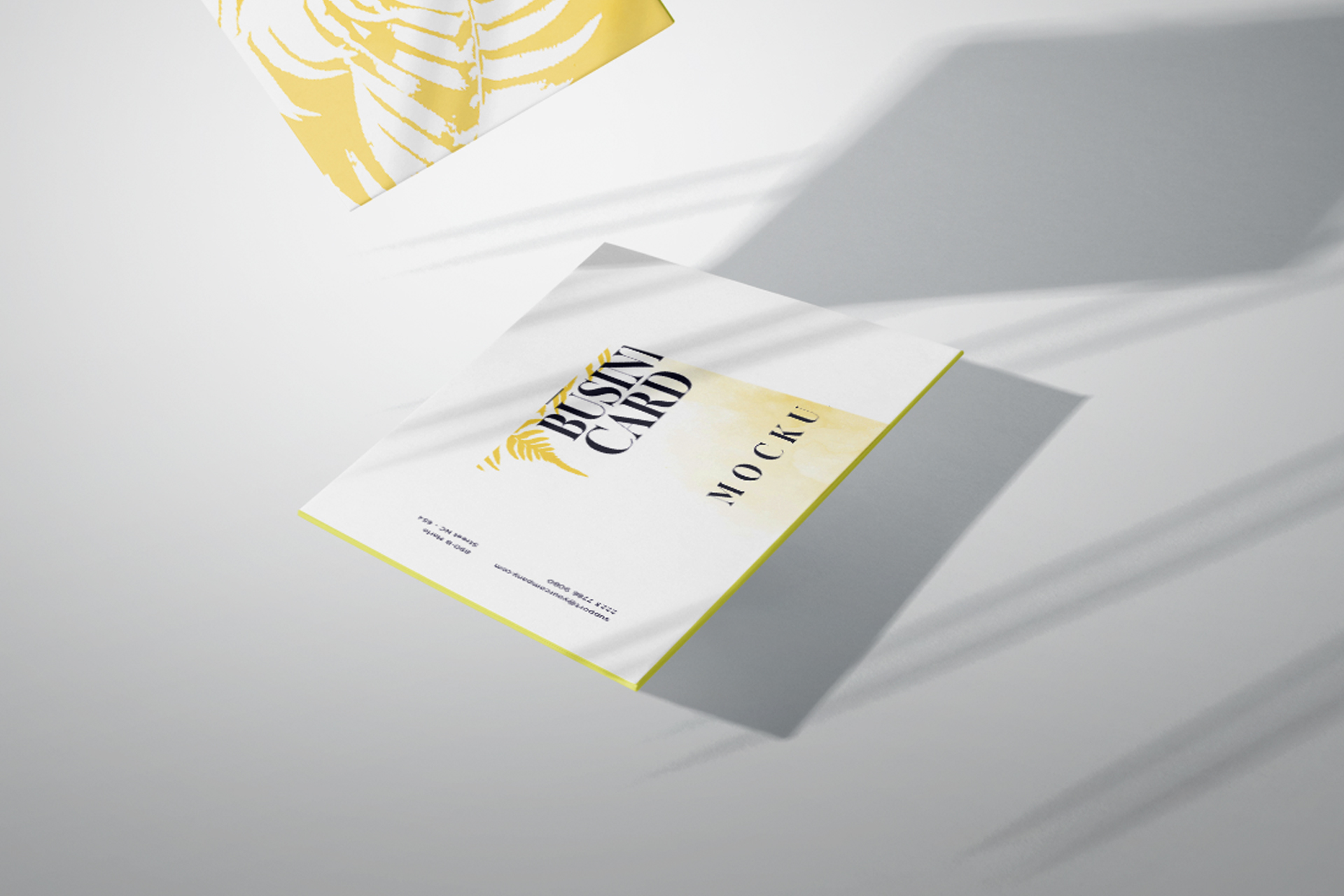 business card mock-up