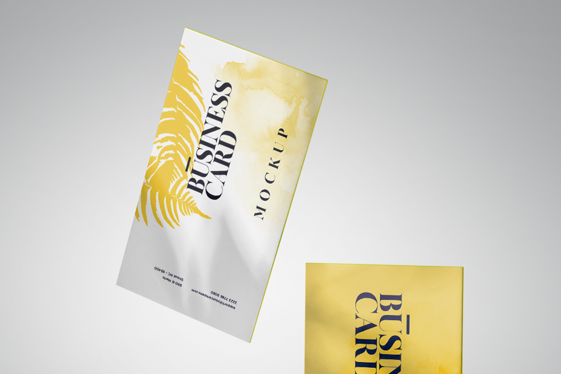 business card mock-up