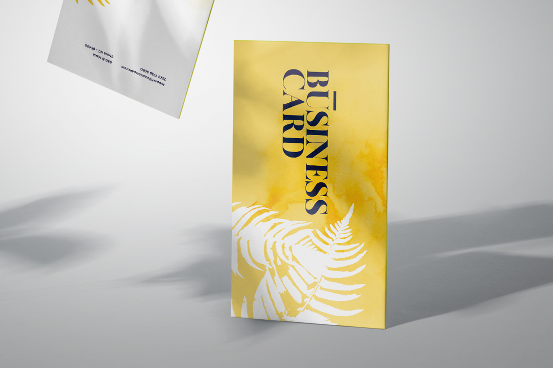 business card mock-up