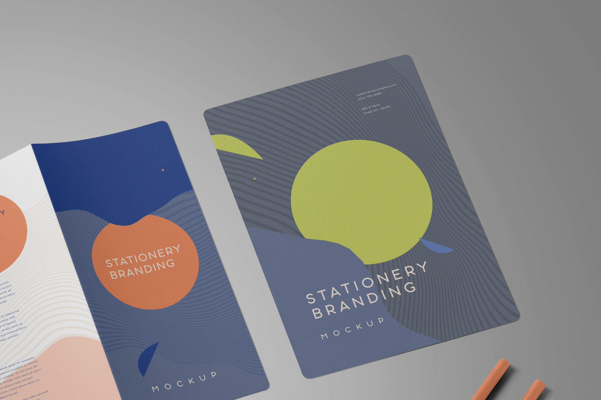 branding materials mock-up