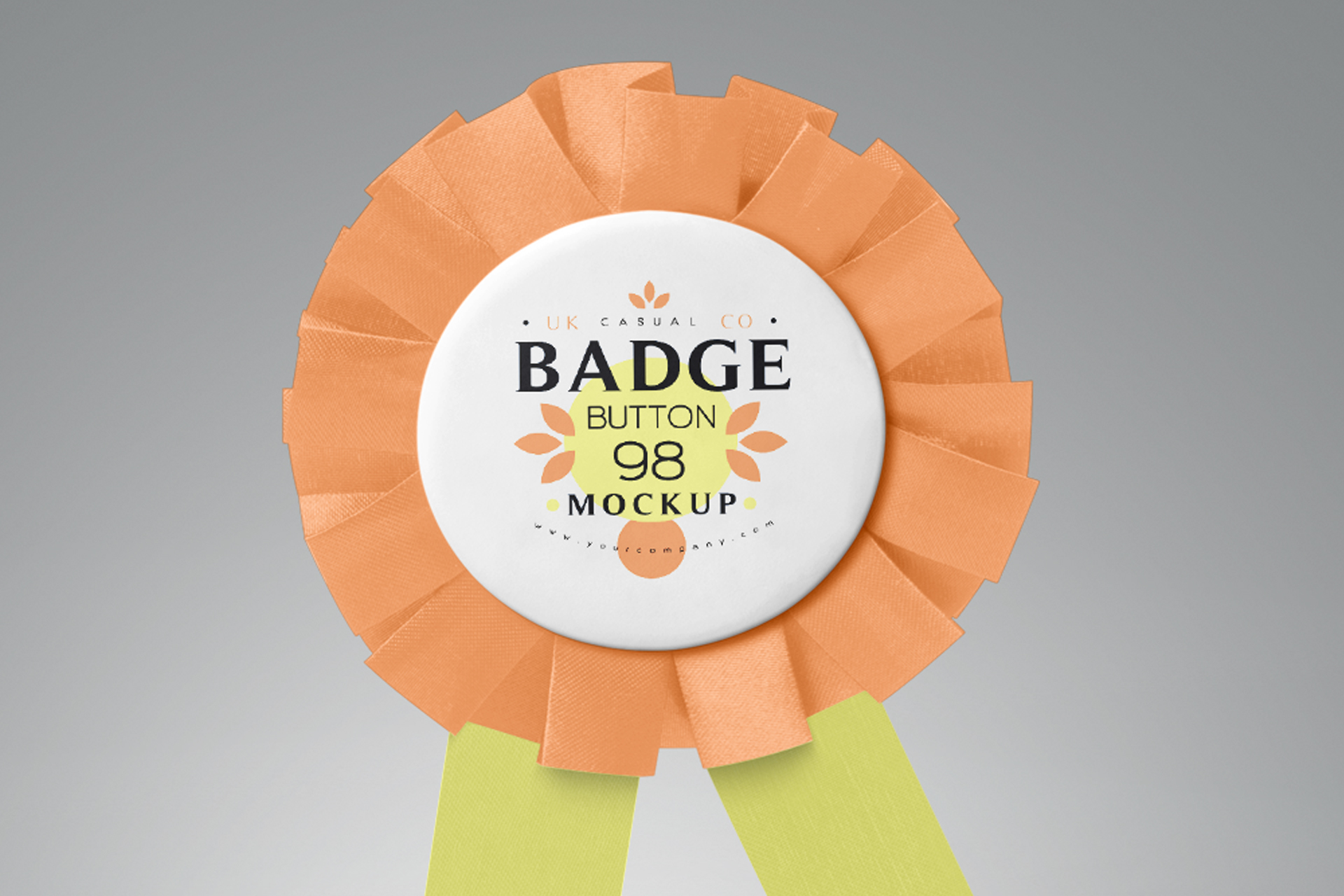 3D badge rosette