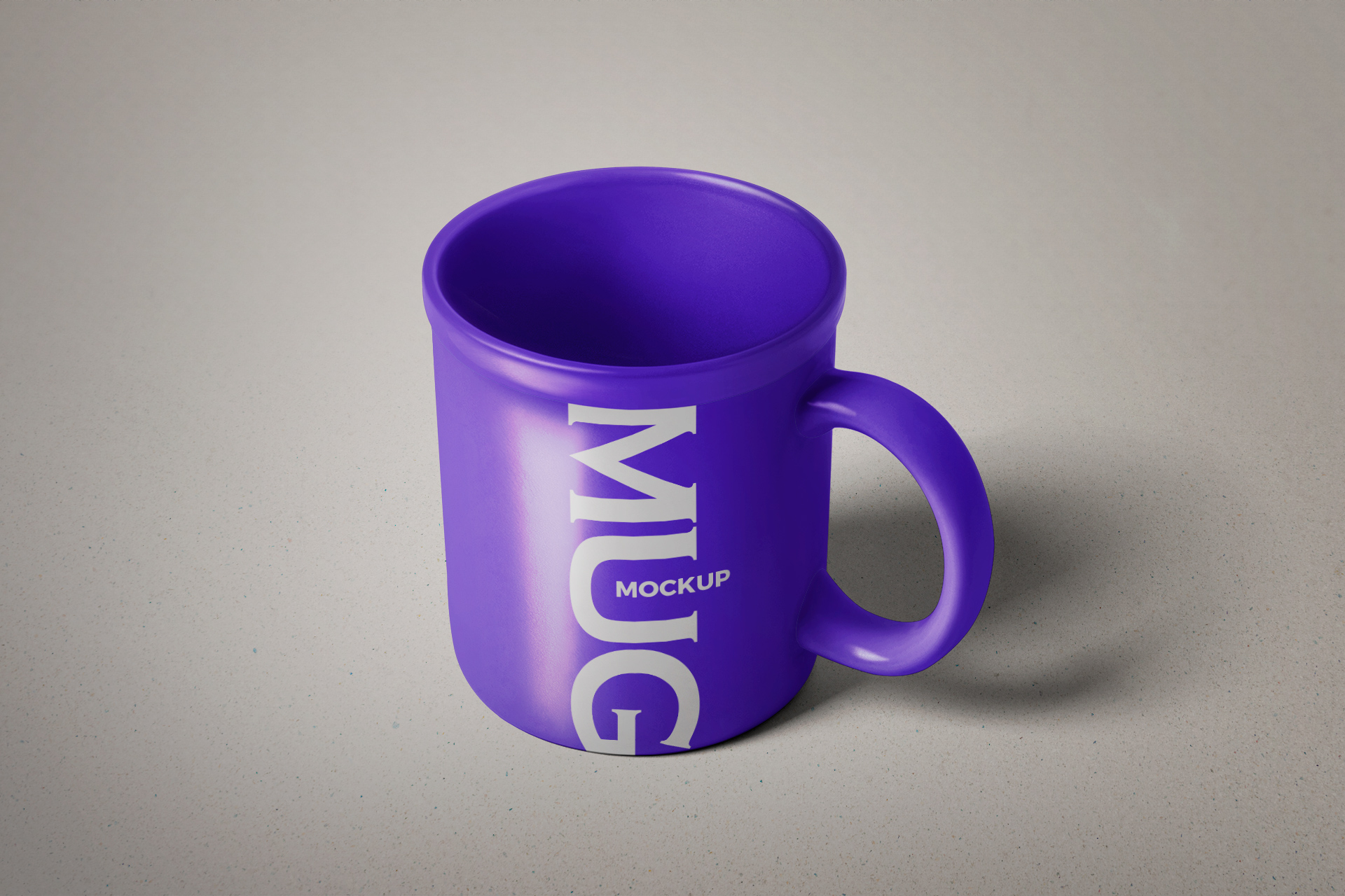 Realistic Matte Ceramic Mug Mockup – High-Resolution