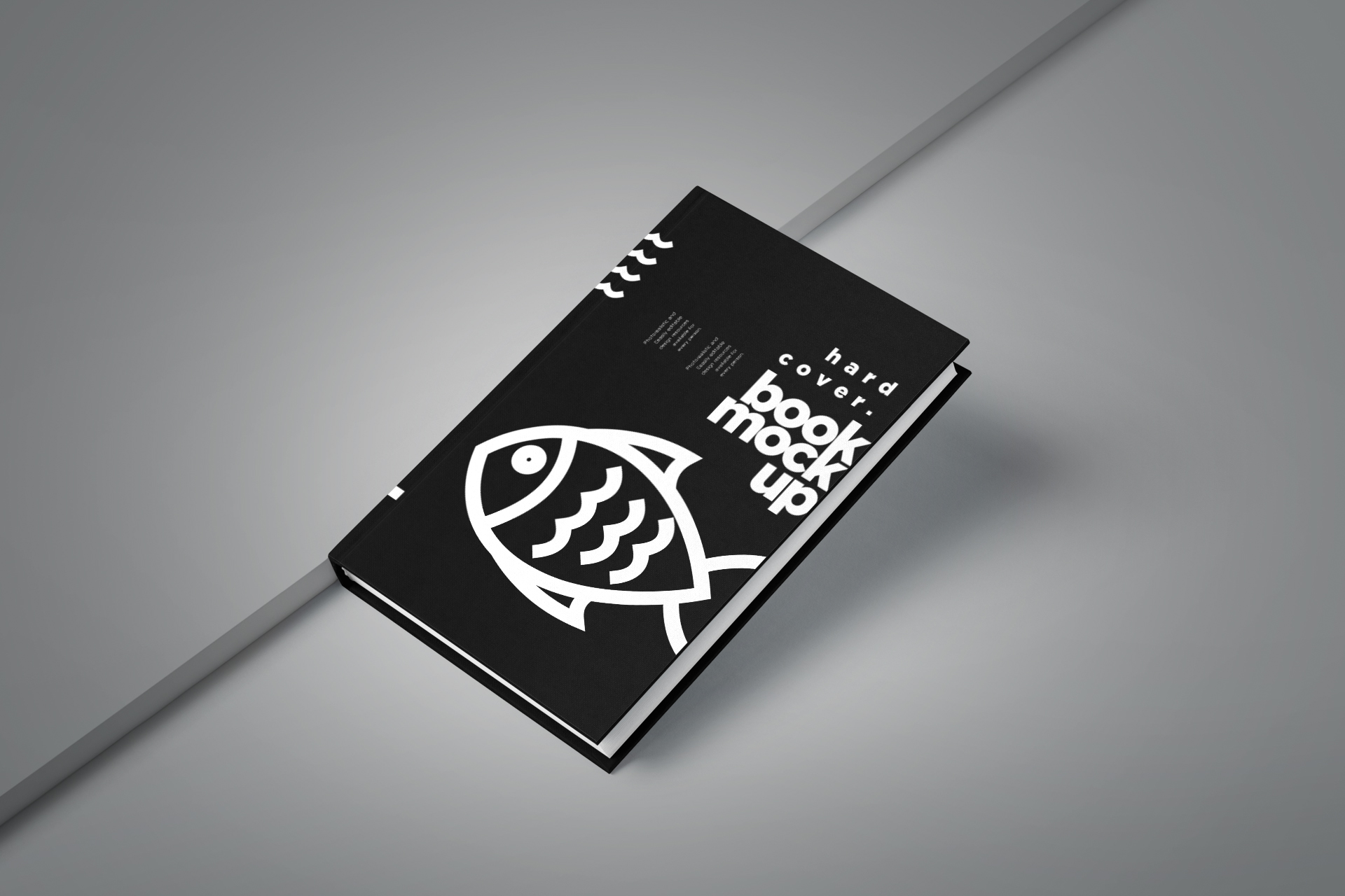 3D book mock-up