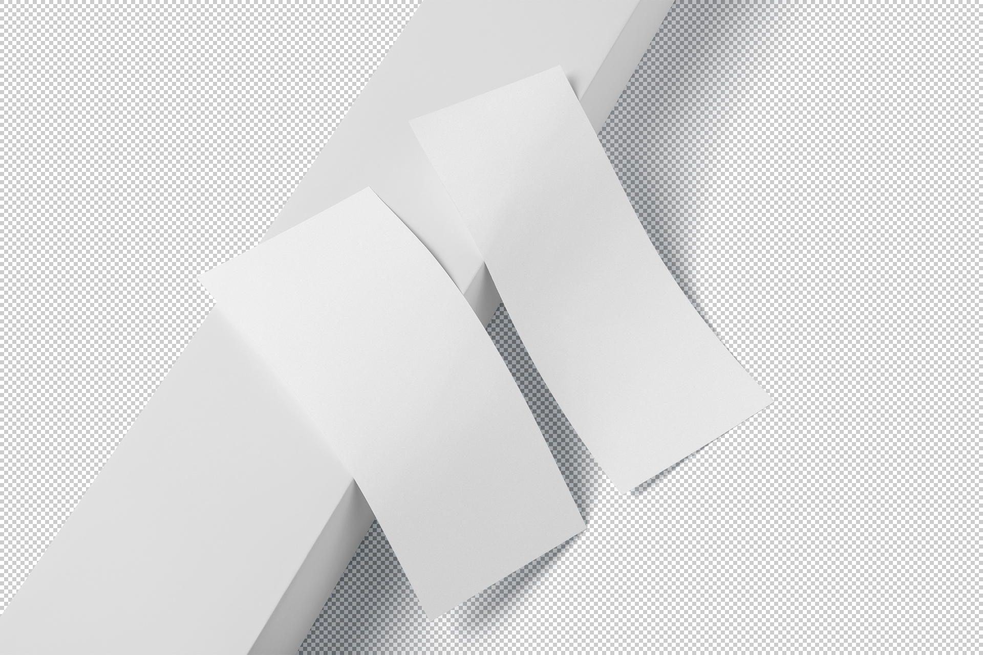 advertising material mock-up
