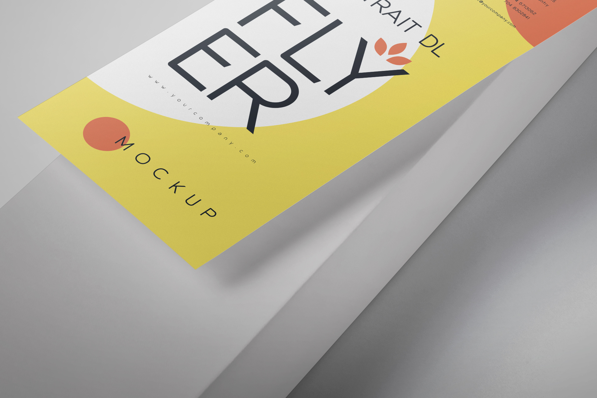 advertising material template