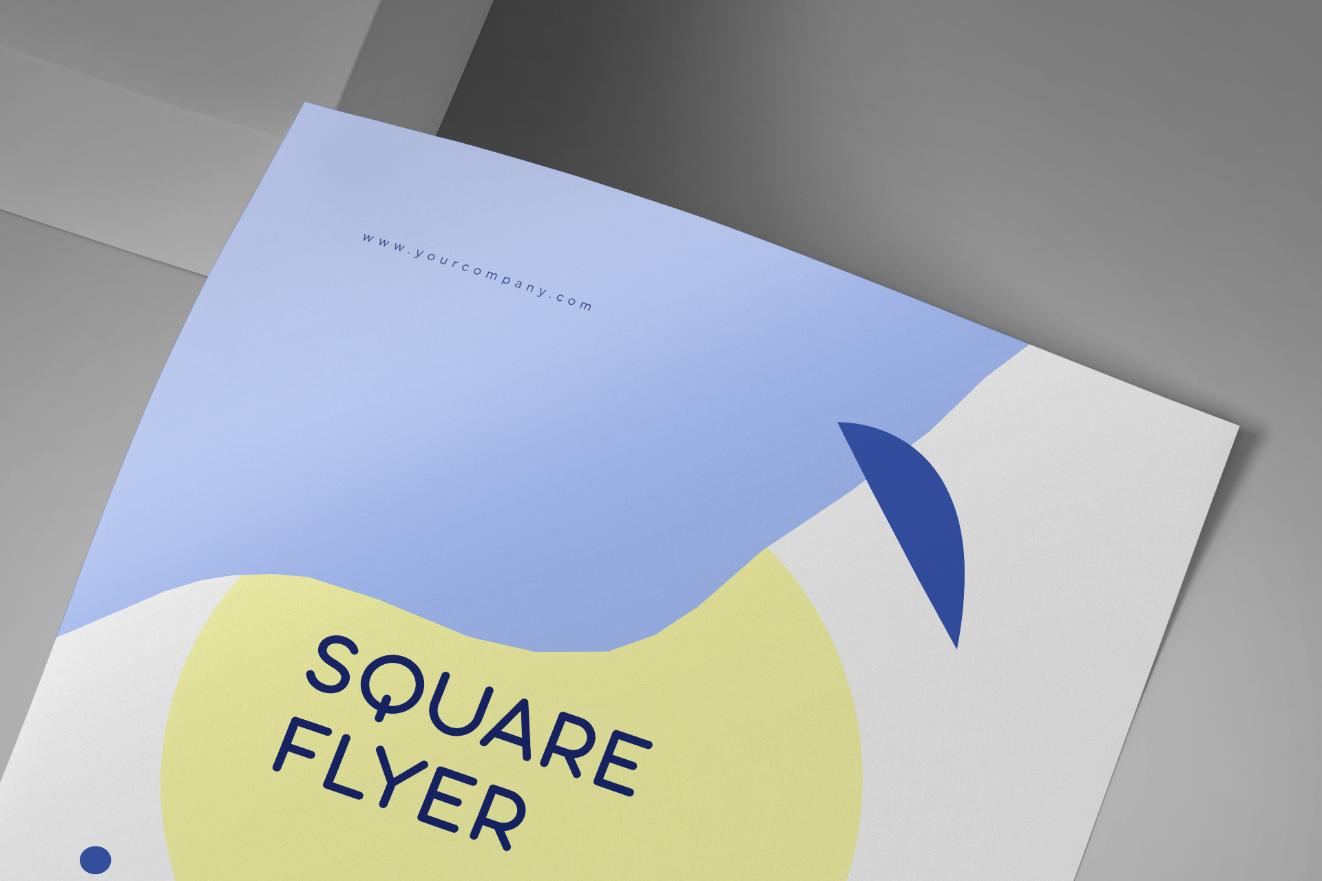 clean and modern flyer PSD