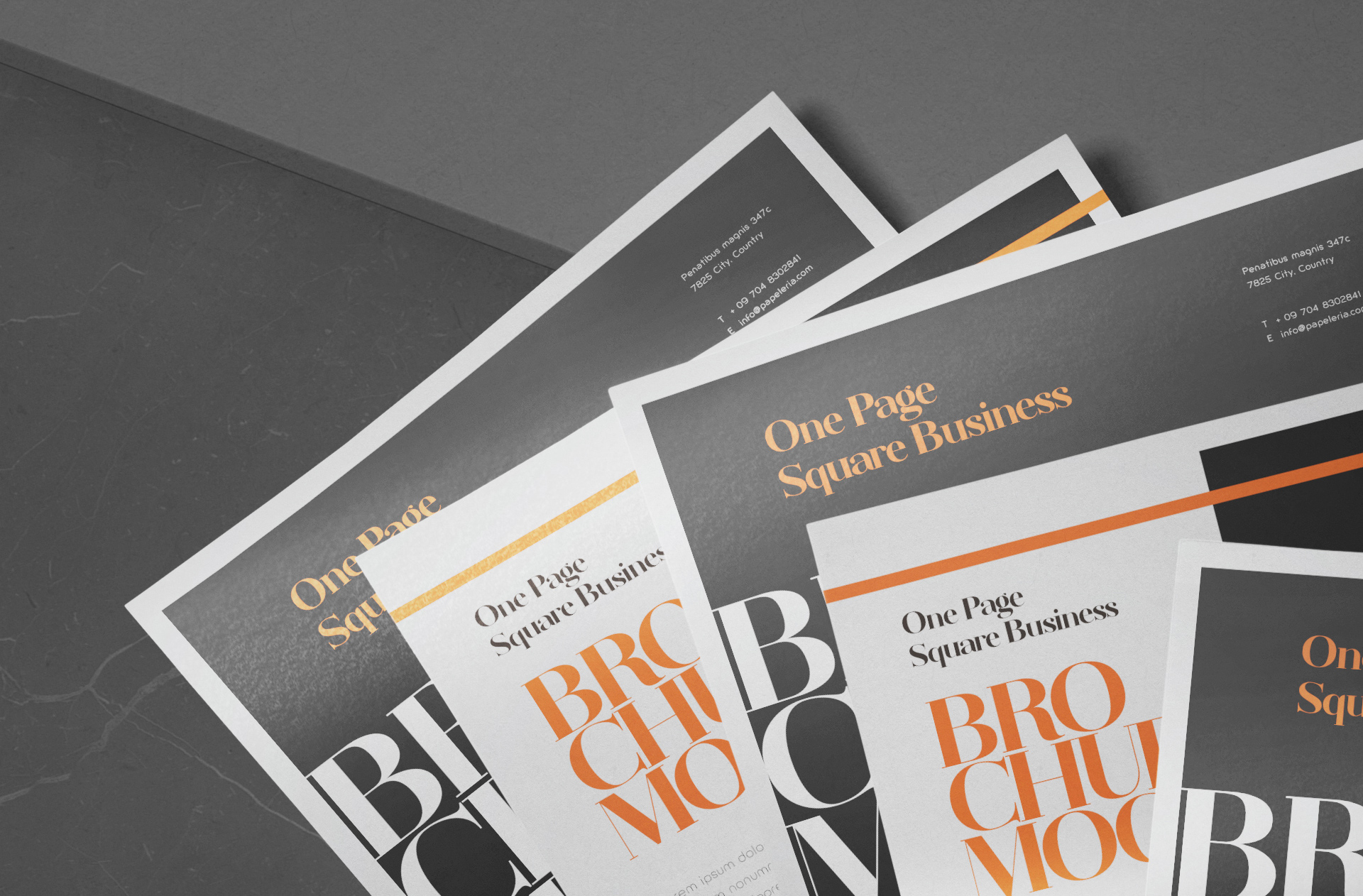 advertising brochure design