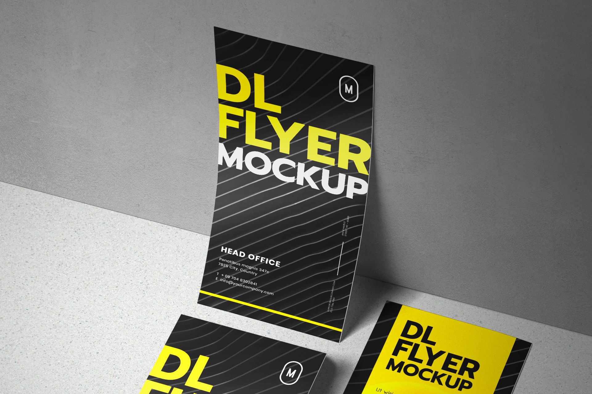 advertising flyer mockup