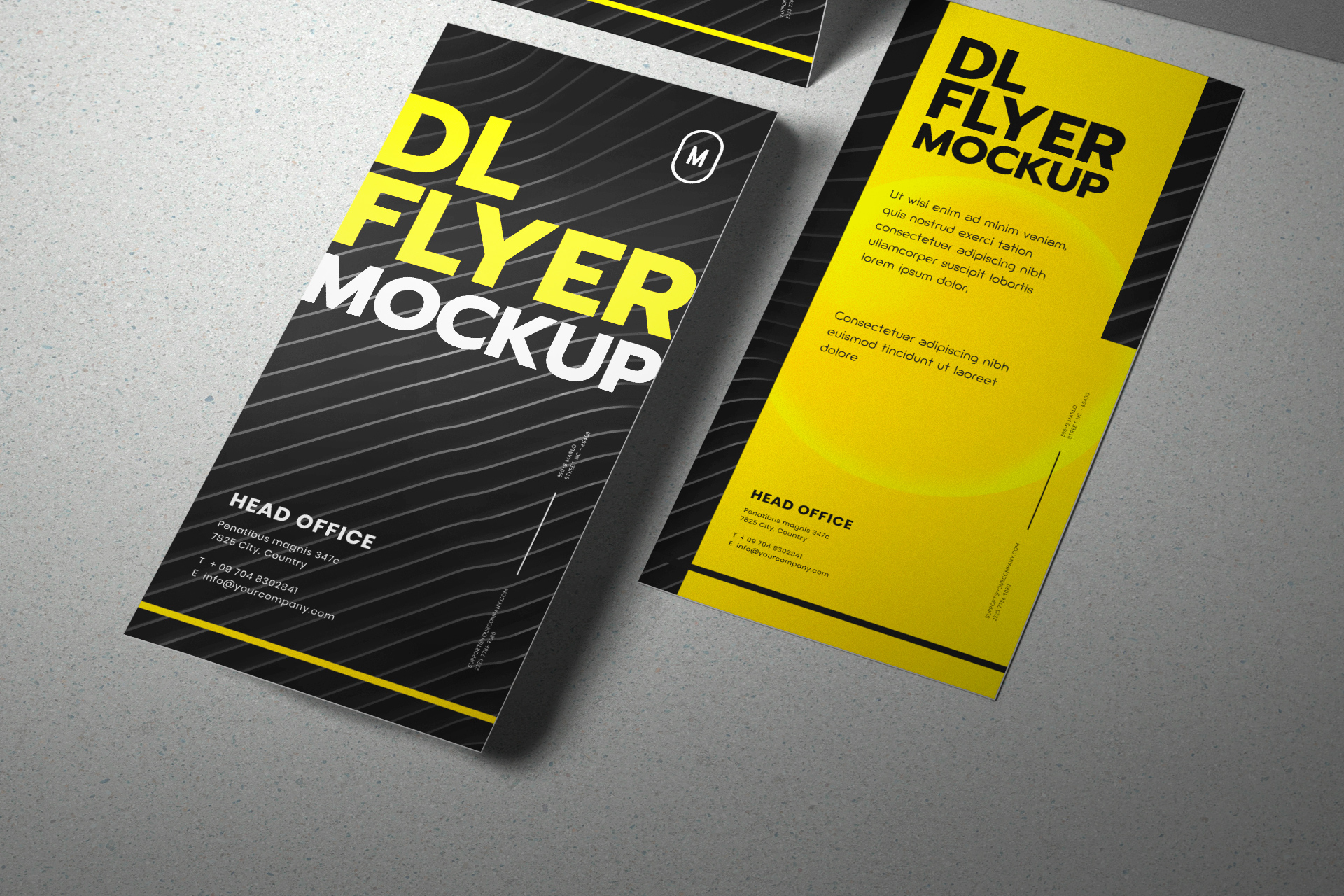 advertising flyer mockup