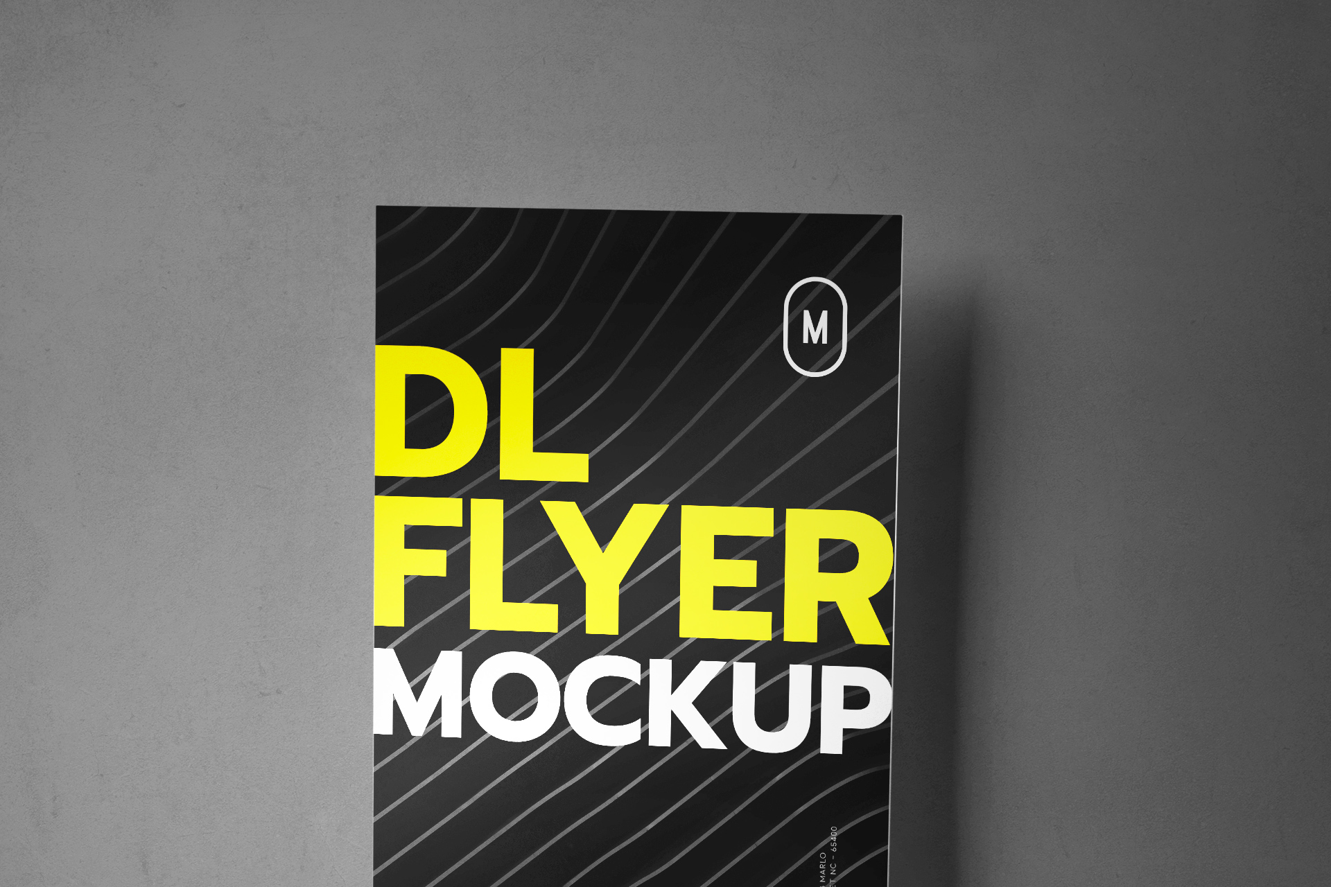 advertising flyer mock-up