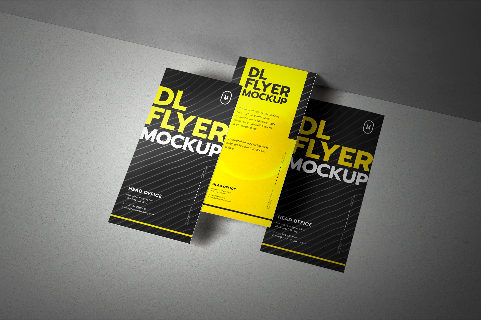 Minimalist DL Flyer Mockup for Modern Marketing