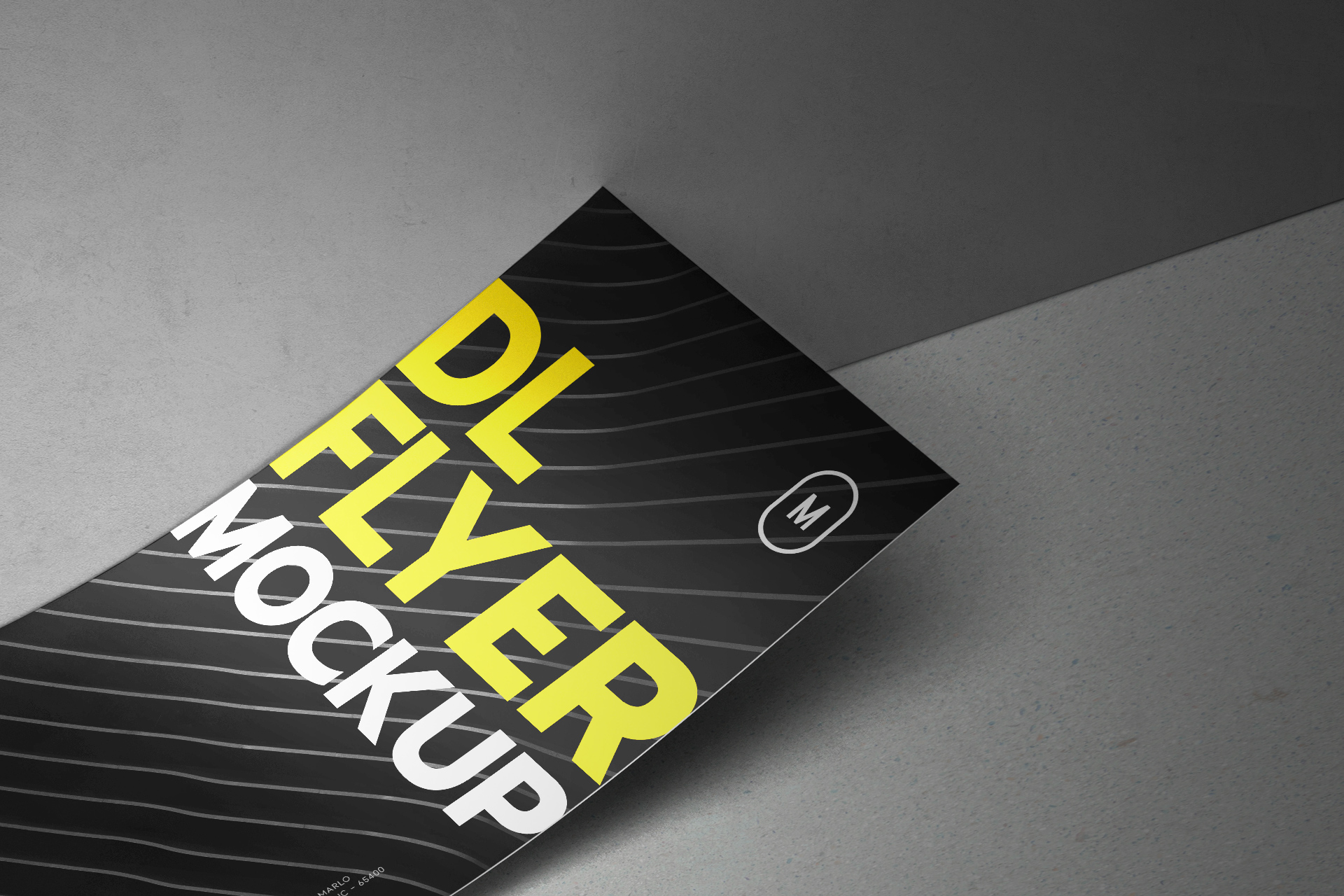 advertising material template
