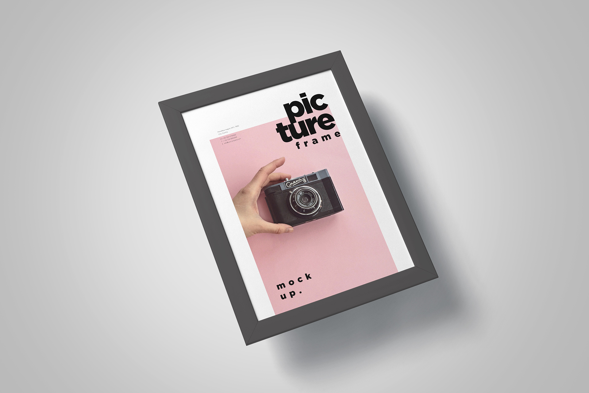 Minimalist Picture Frame Mockup – Clean & Elegant