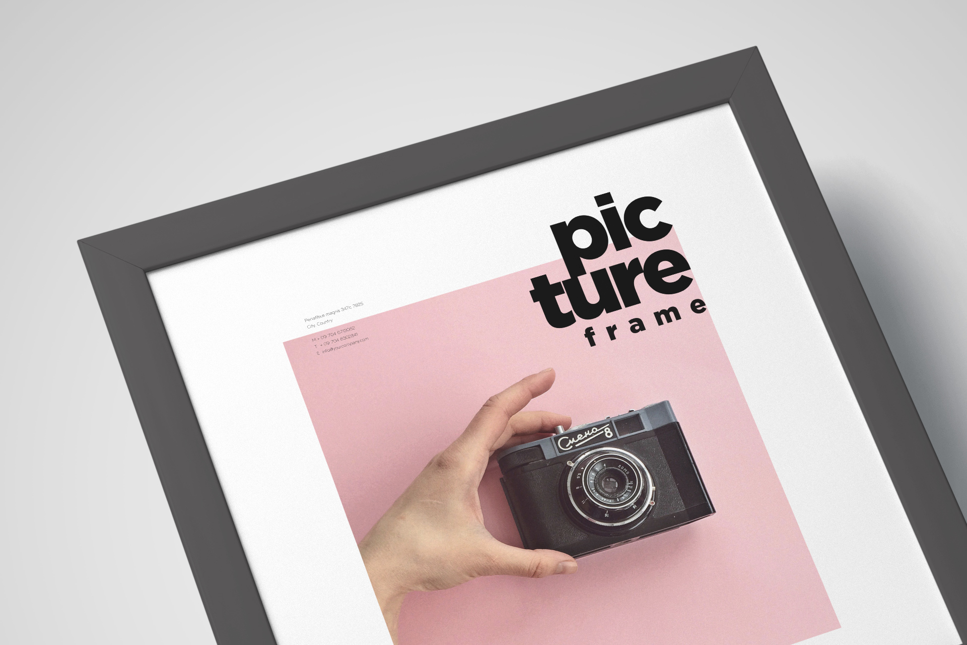 artwork frame mockup