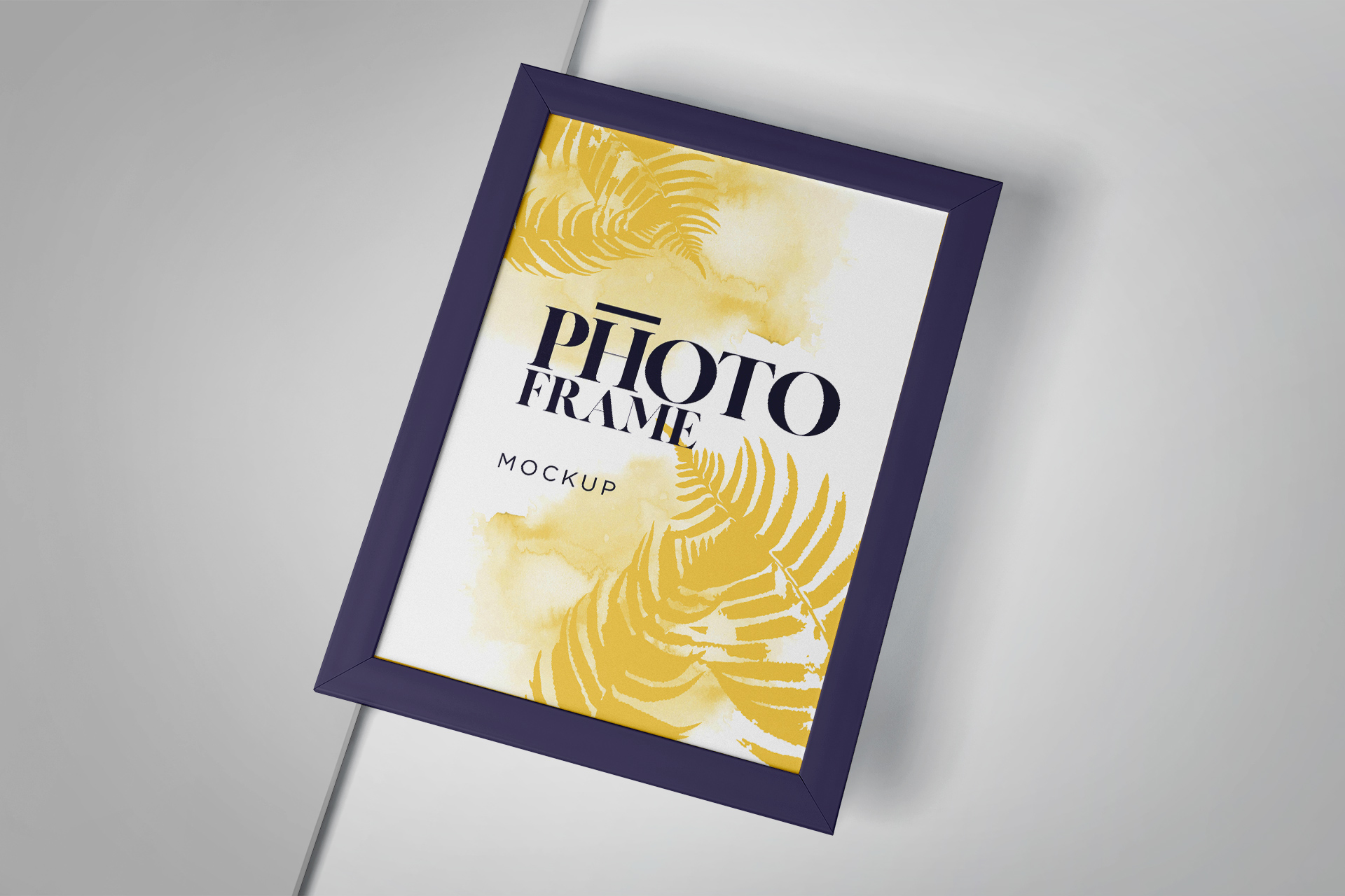 Elegant Photo Frame Mockup – Realistic PSD Display