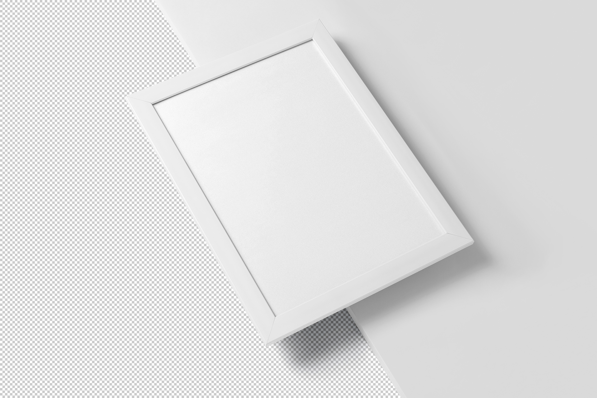 a4 frame mock-up