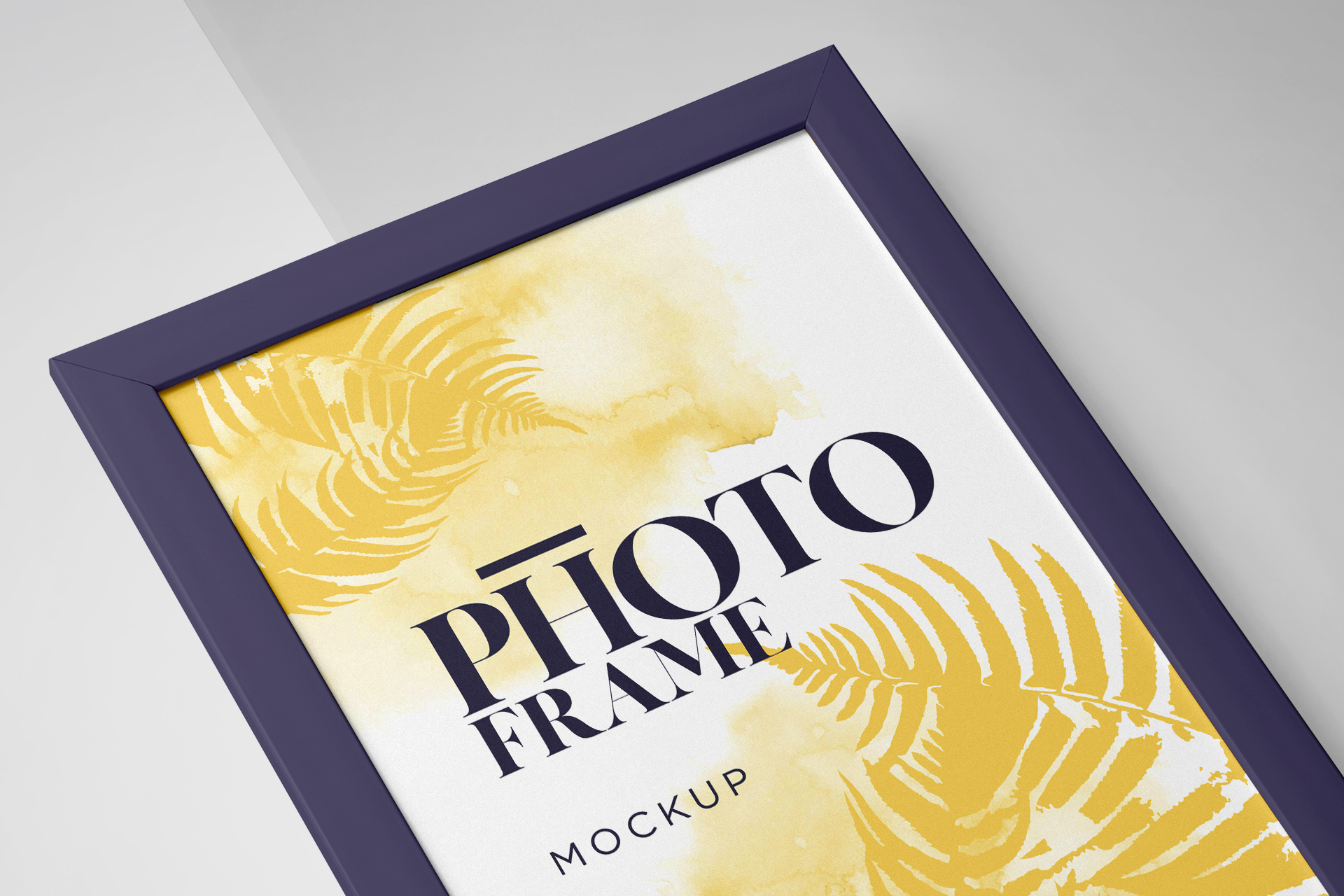a4 frame mock-up