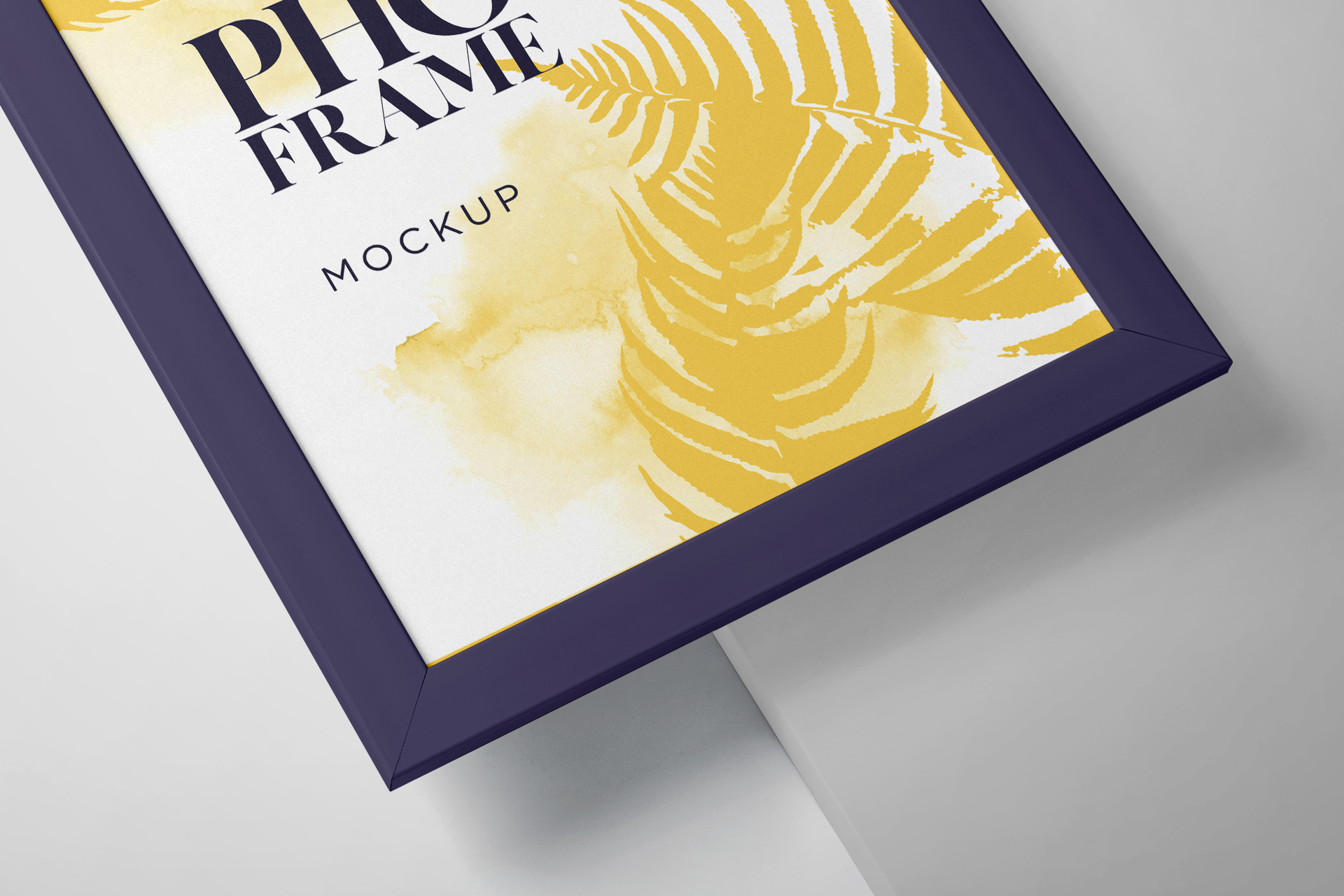 a4 frame mock-up