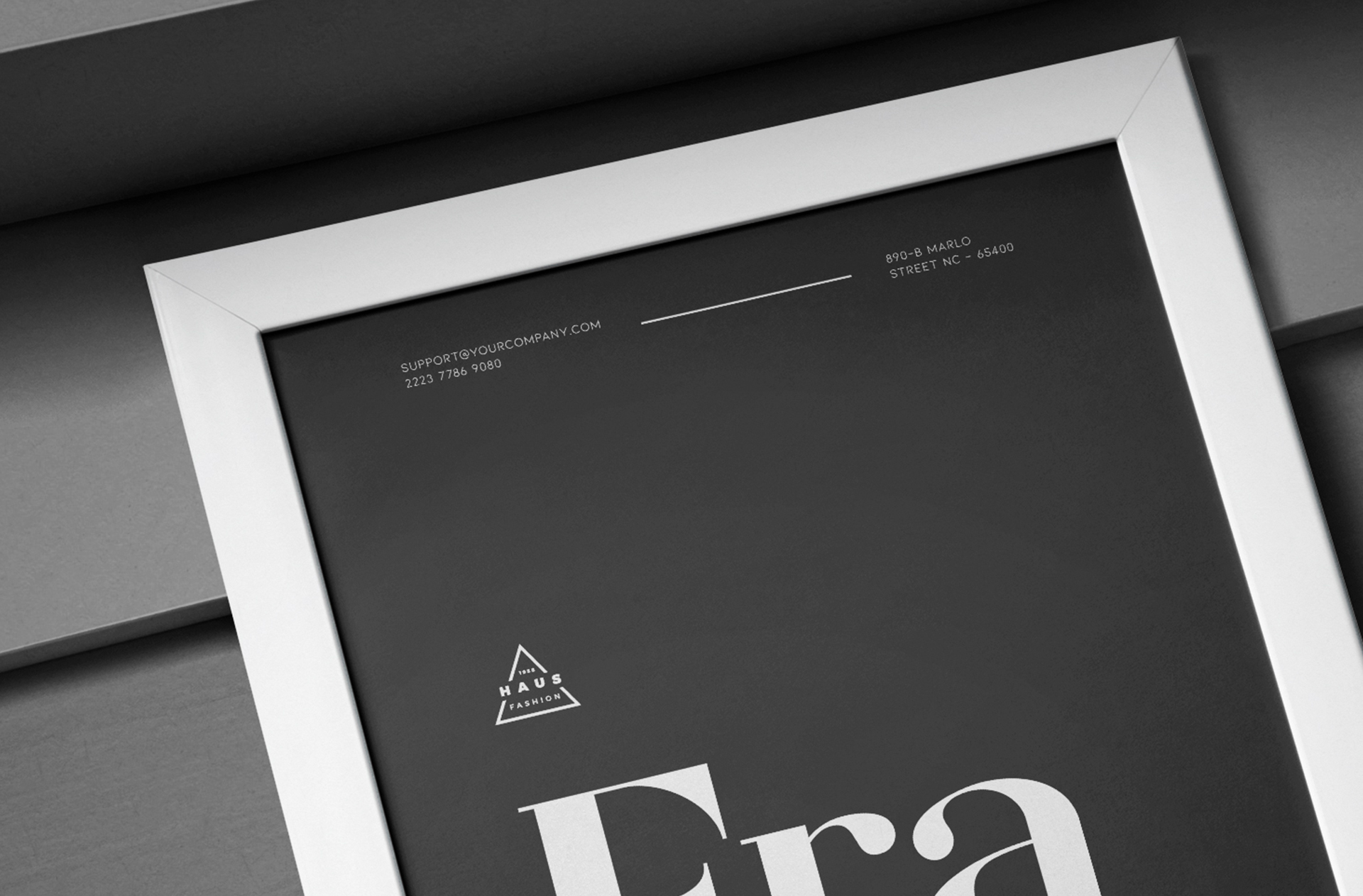 advertising frame
