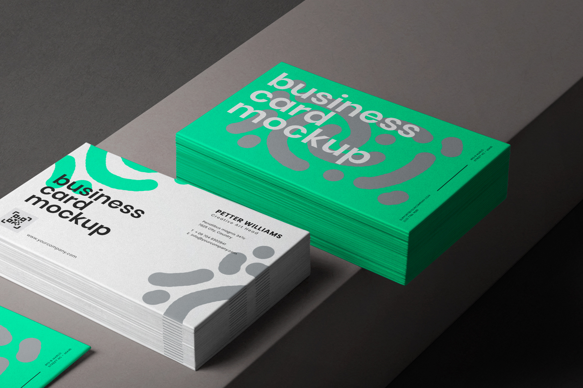 business card mockup