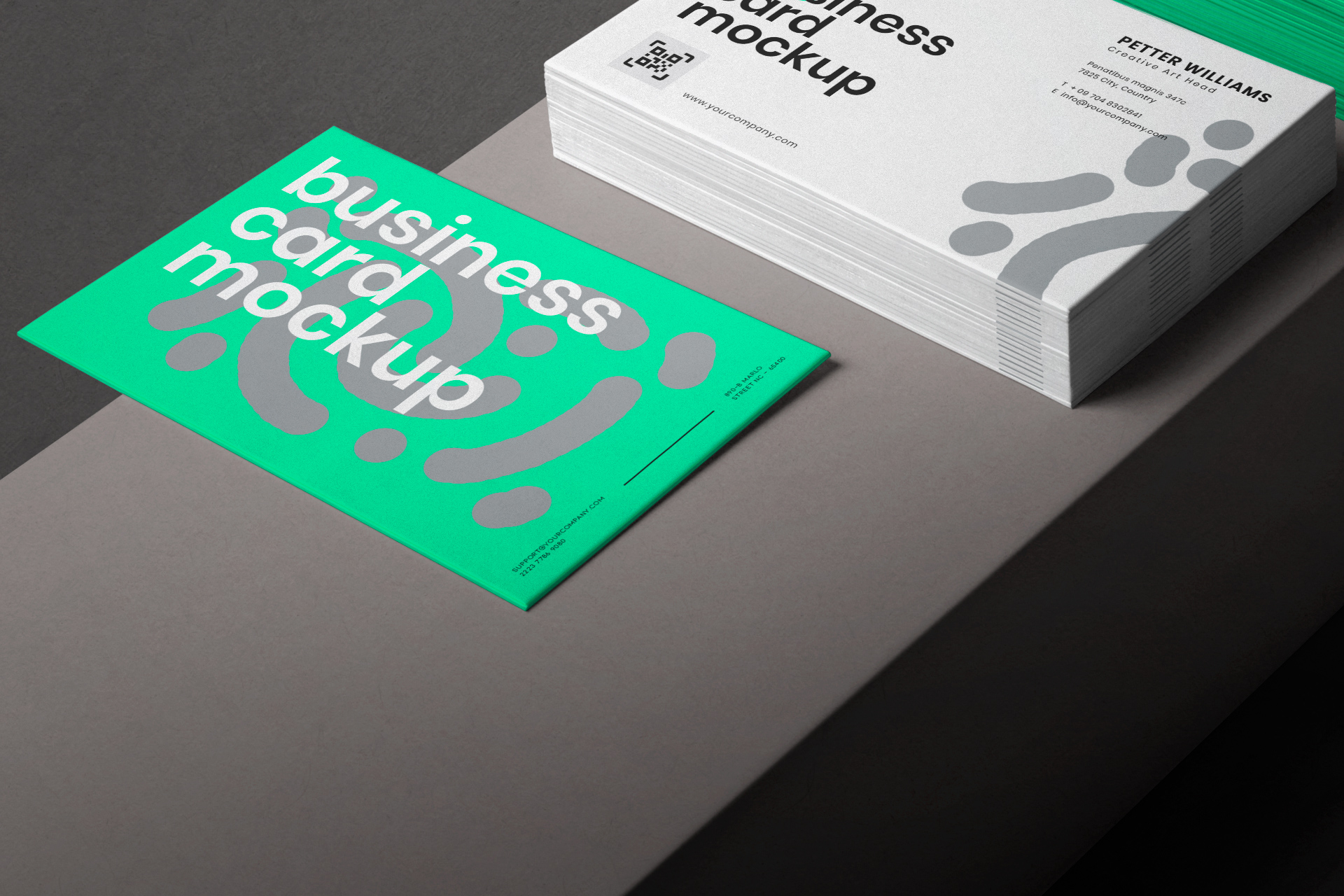 business card mockup