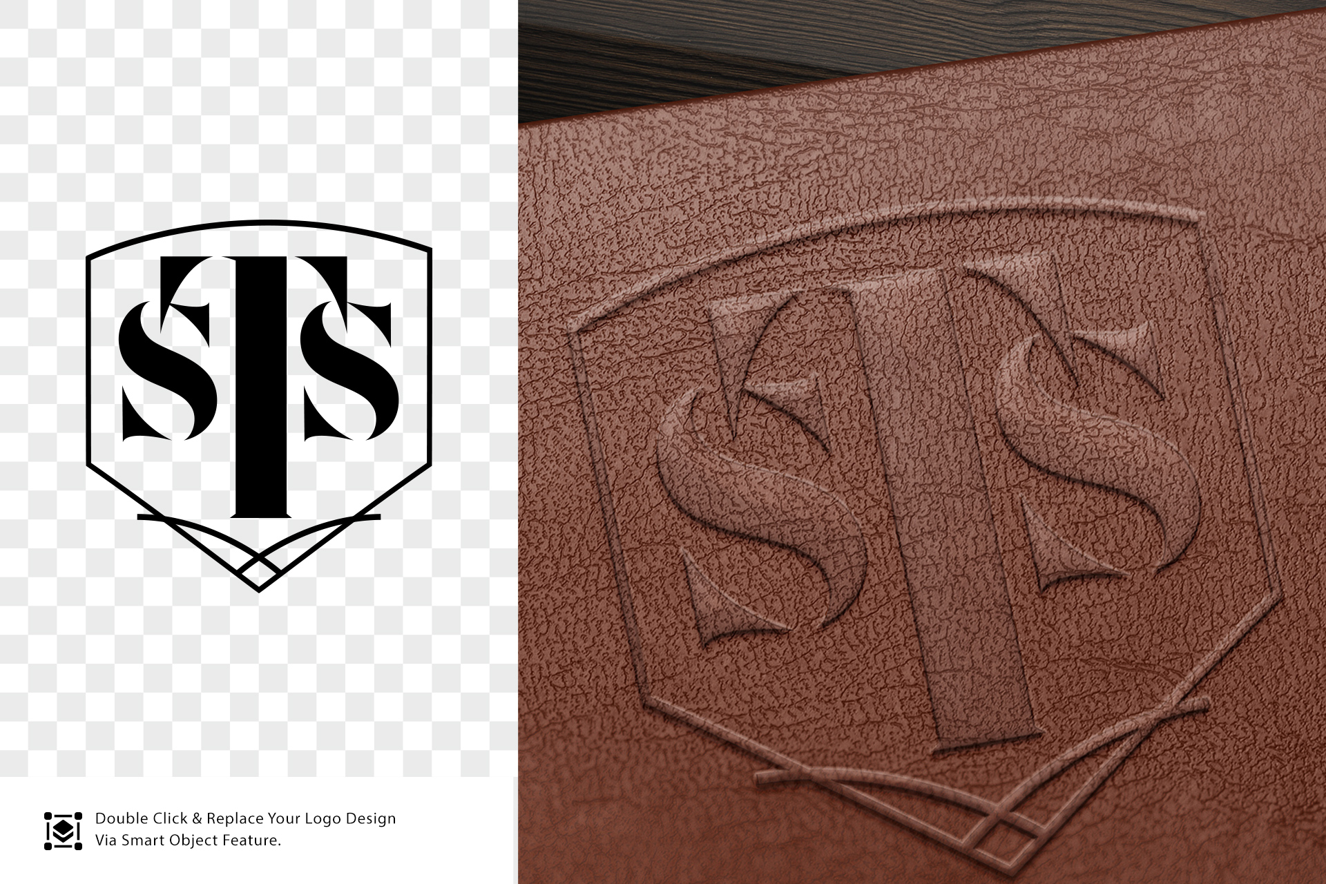 classic logo mockup