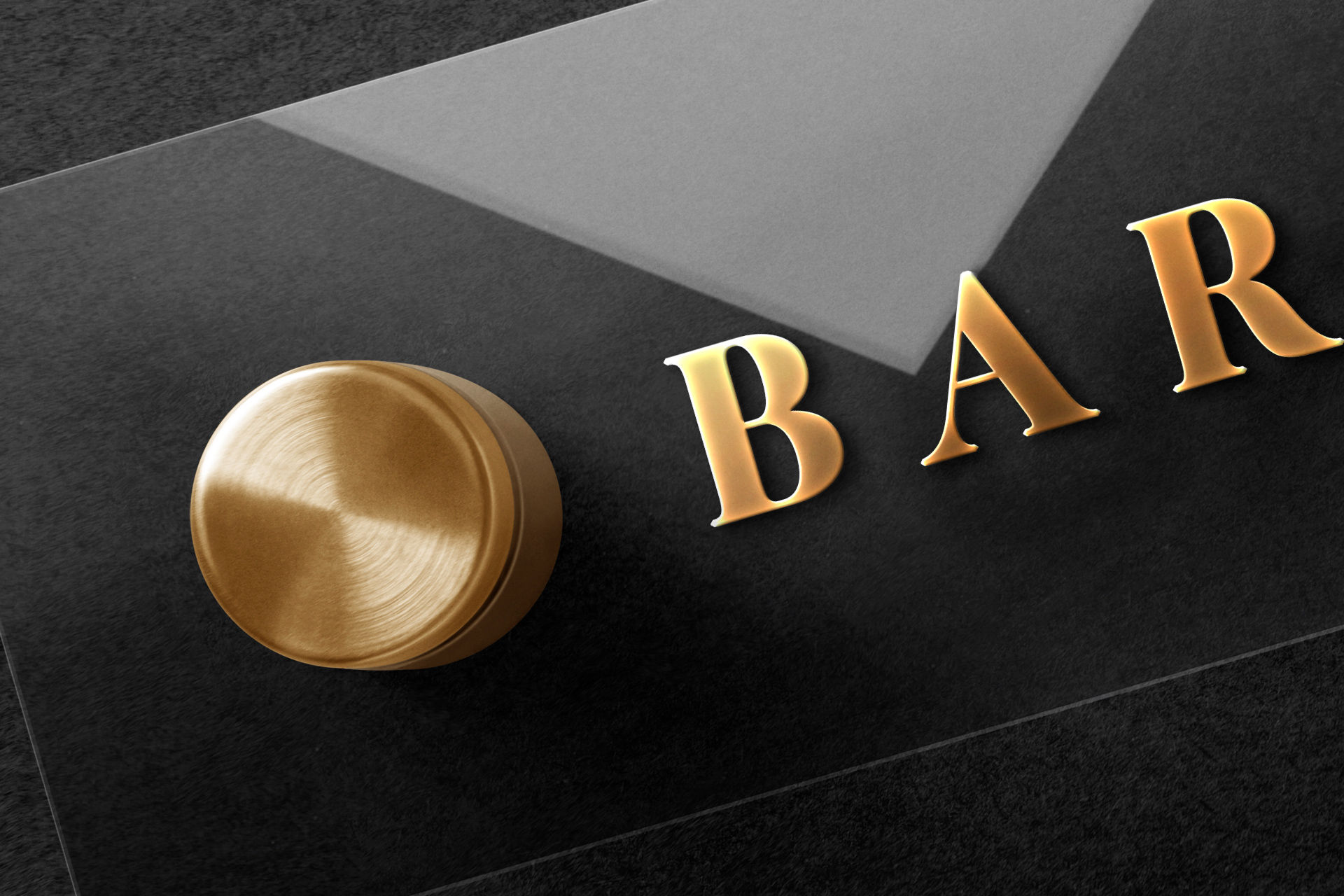 3D logo mockup