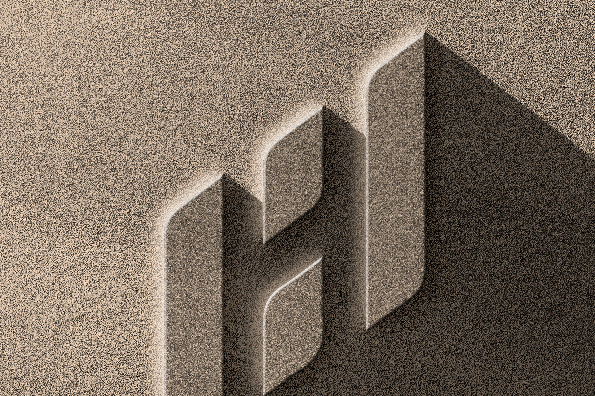 3D logo mockup
