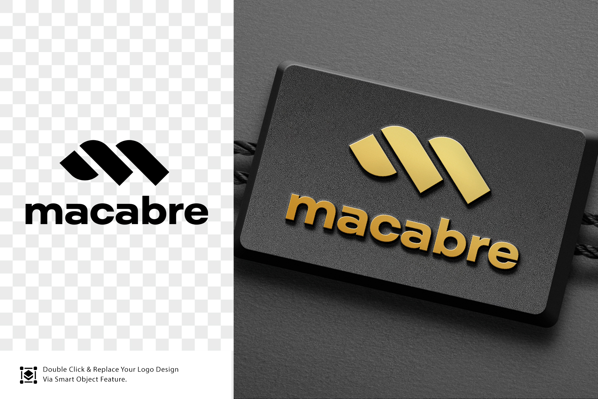 black and gold branding