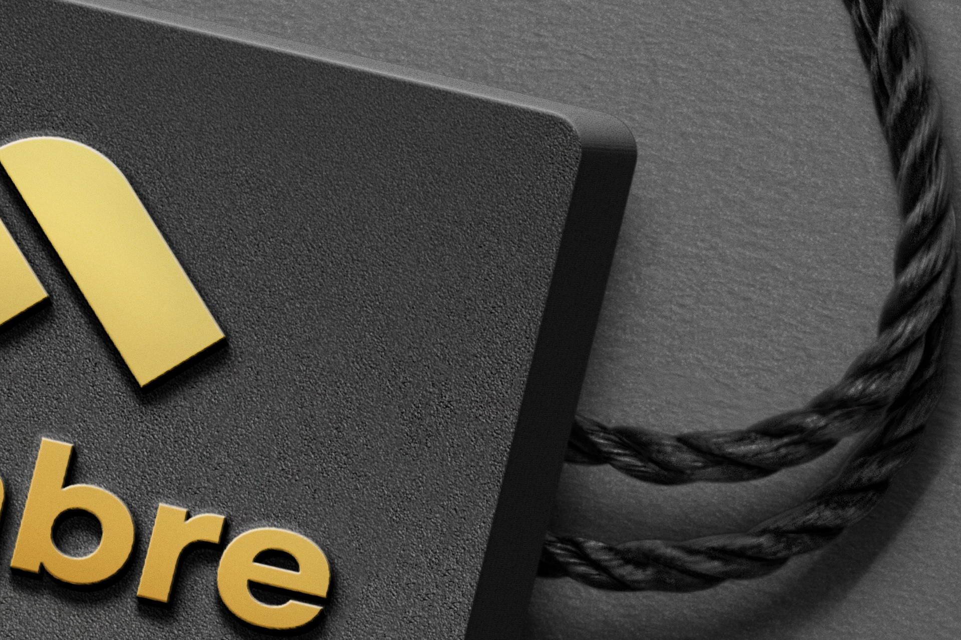 black and gold branding