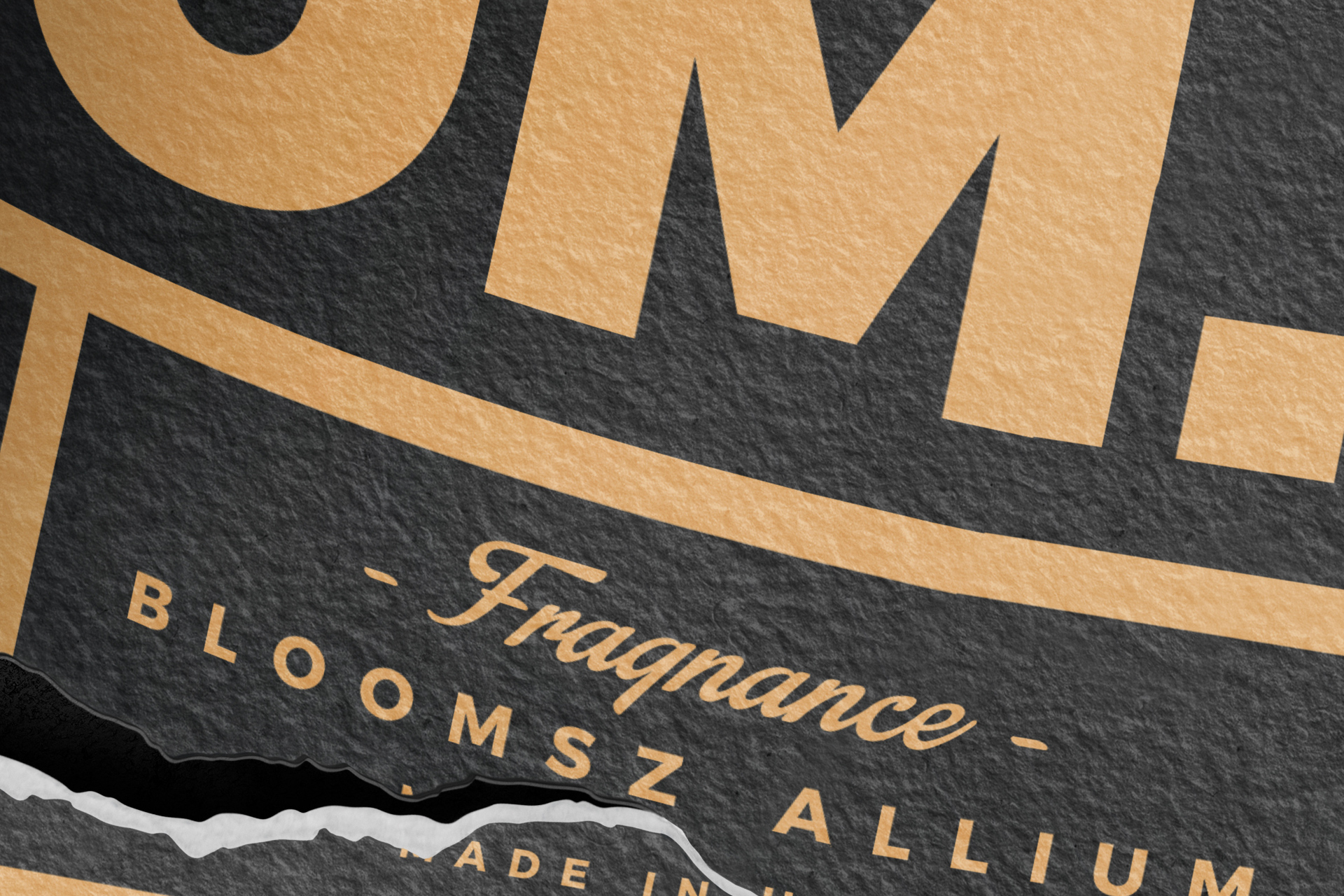 black and gold branding