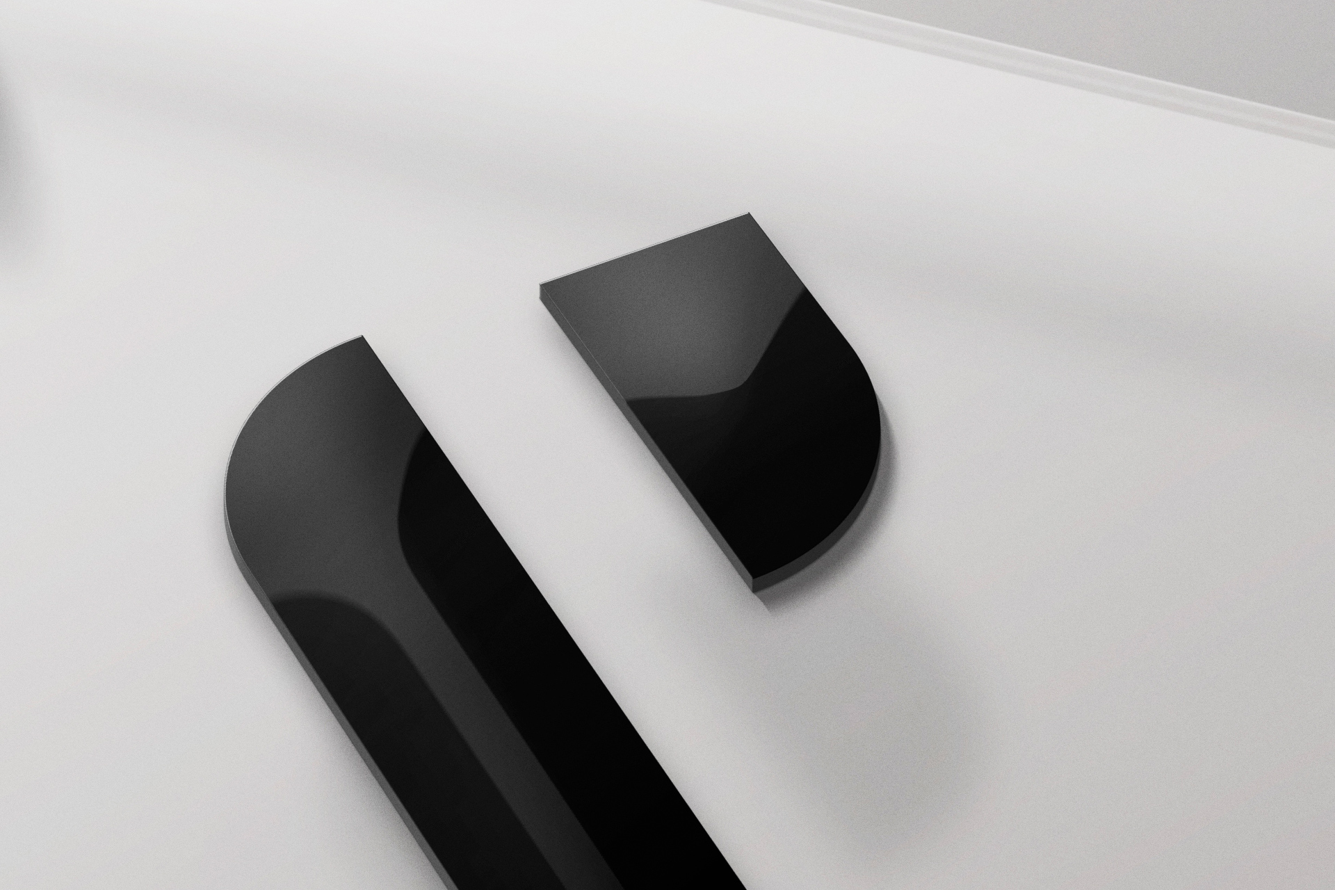 3D logo mockup