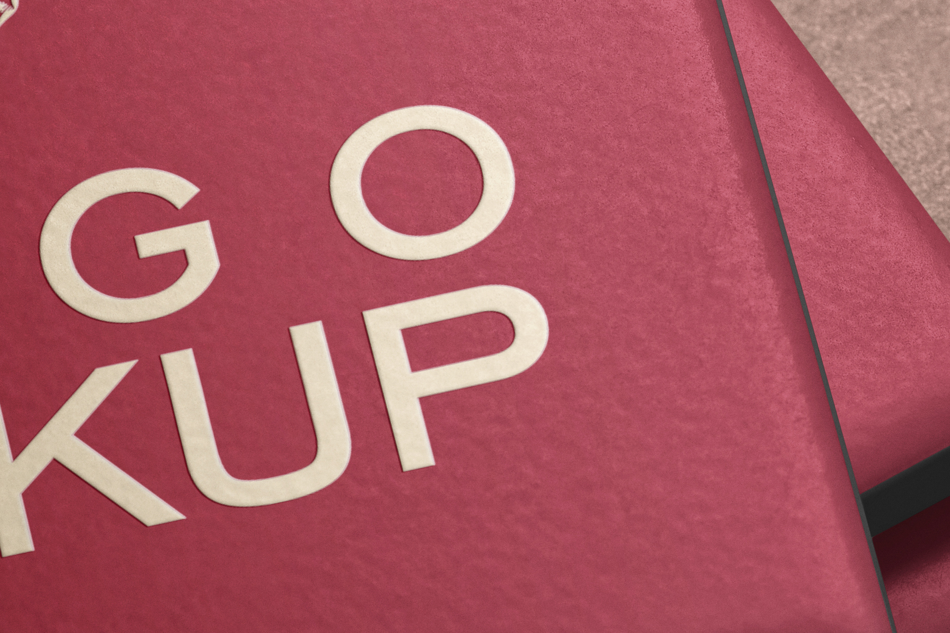 foil stamp logo PSD