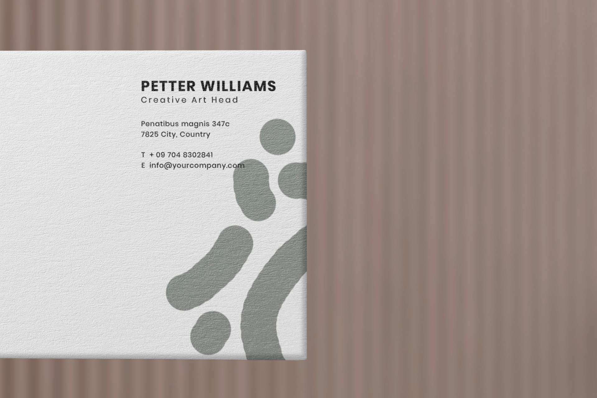 business card mockup