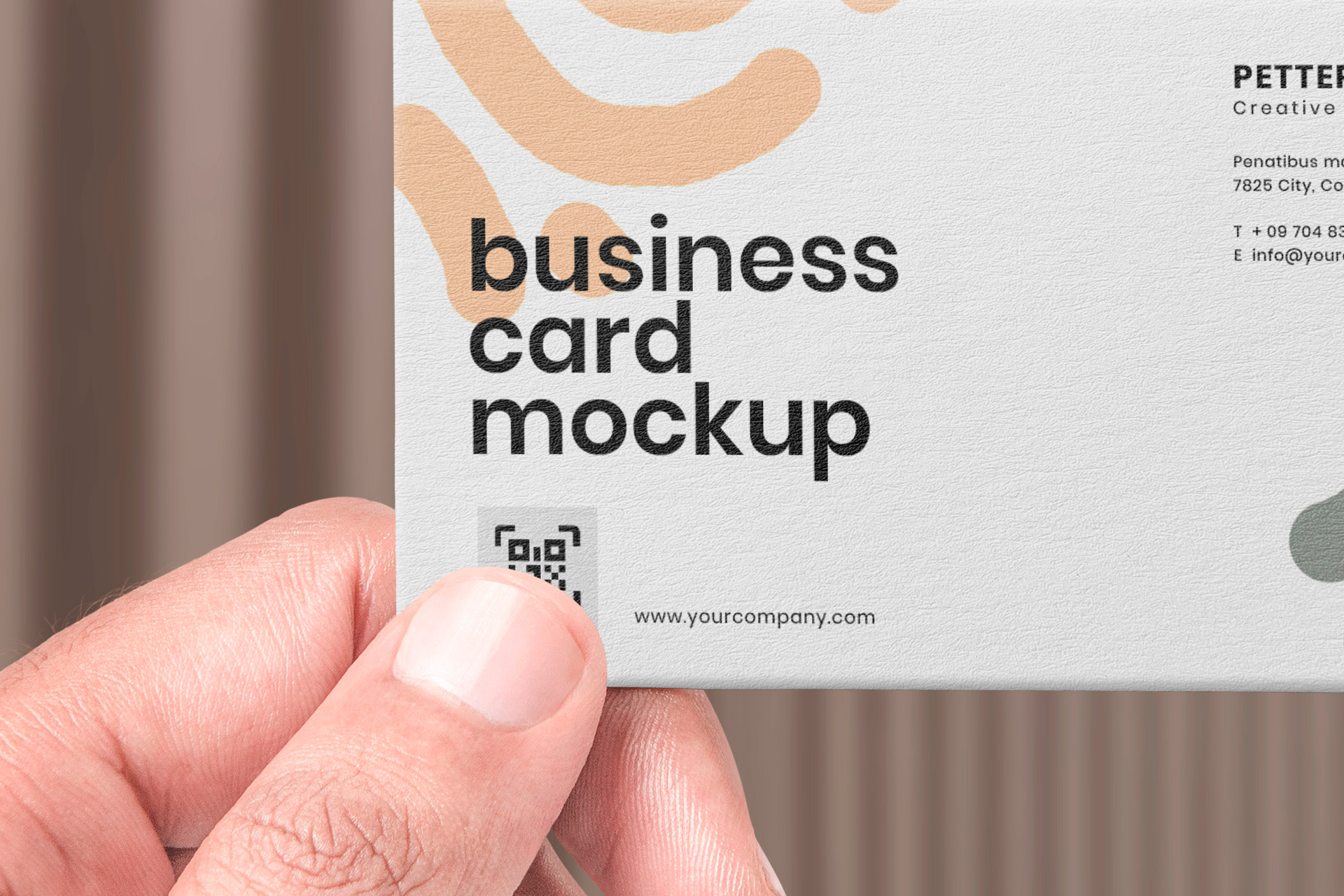 business card mockup